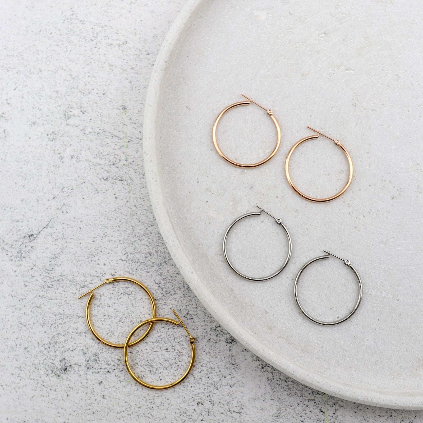 STAINLESS STEEL EARRINGS