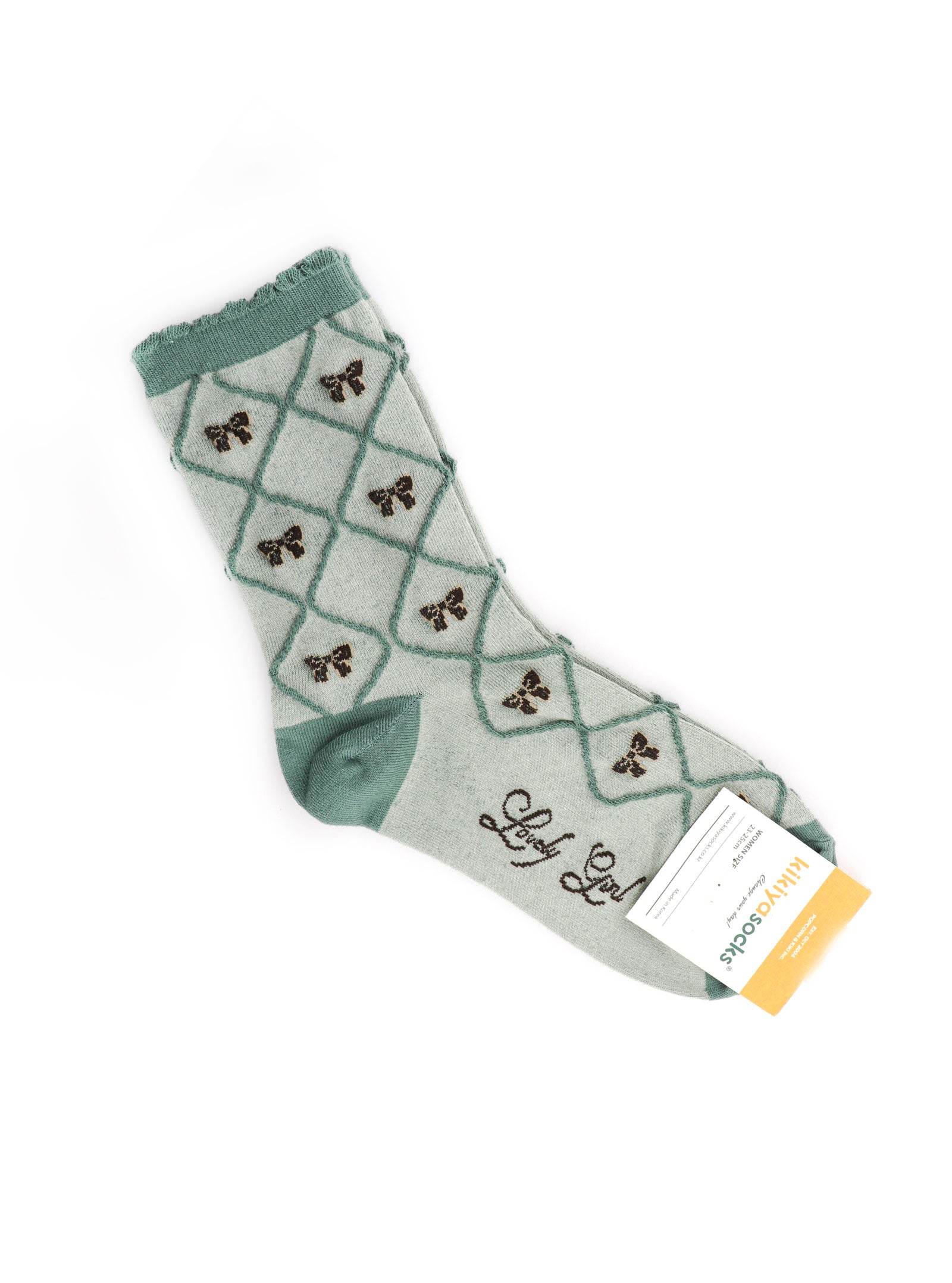 PIAF BOW PATTERN SOCKS