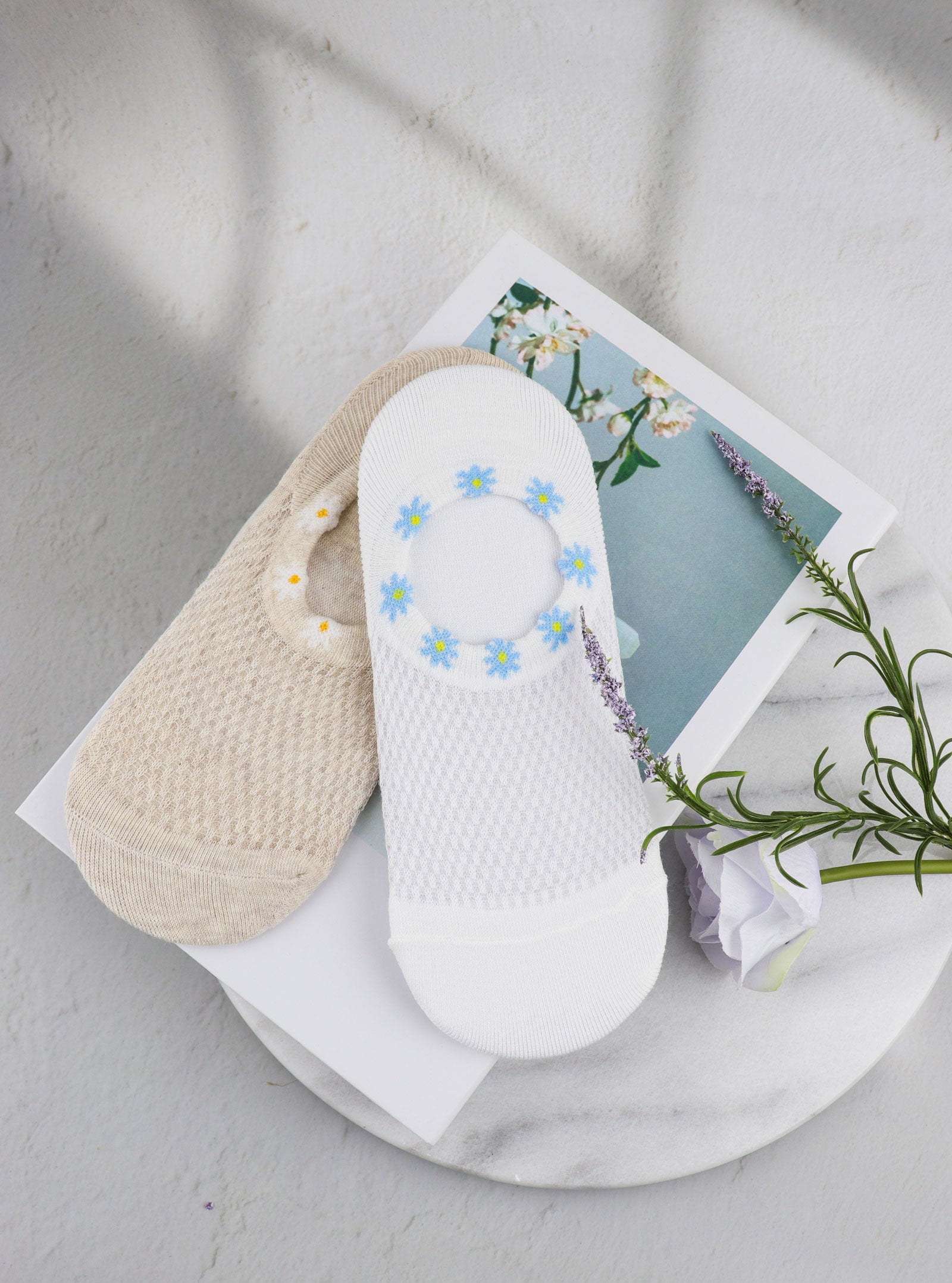 CHAUSSETTES NO SHOW PAILI DAISY EDGE