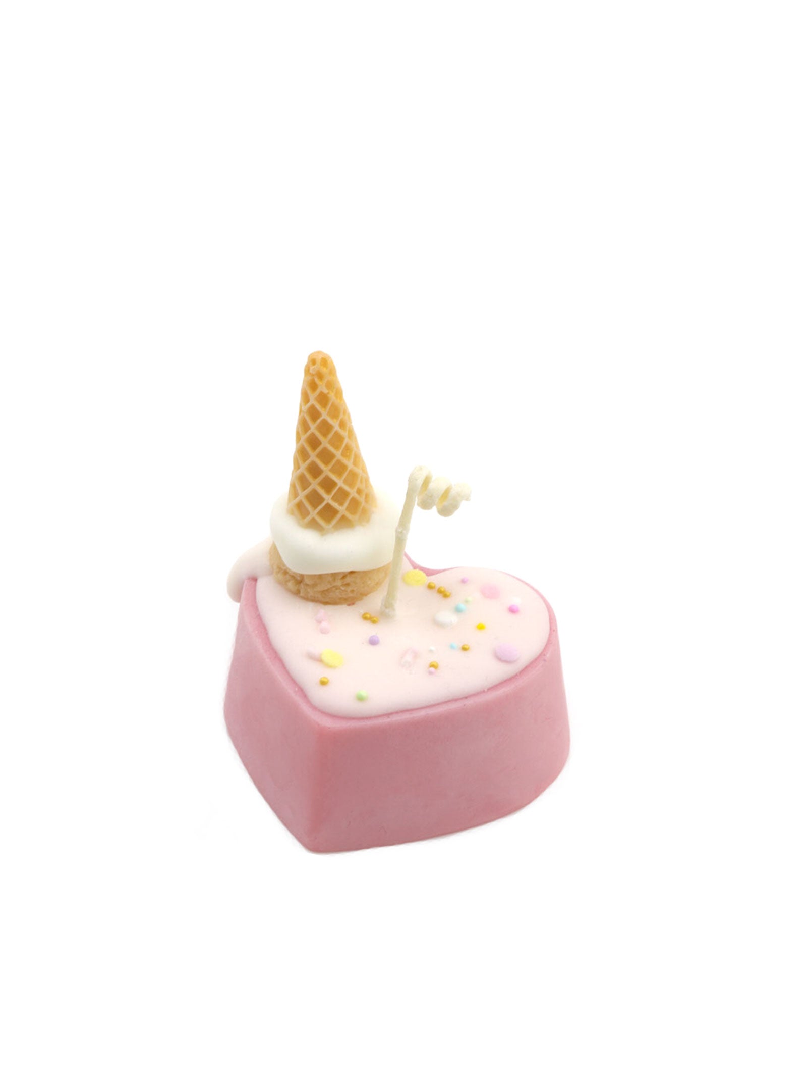 HANDMADE MINI HEART CAKE CANDLE