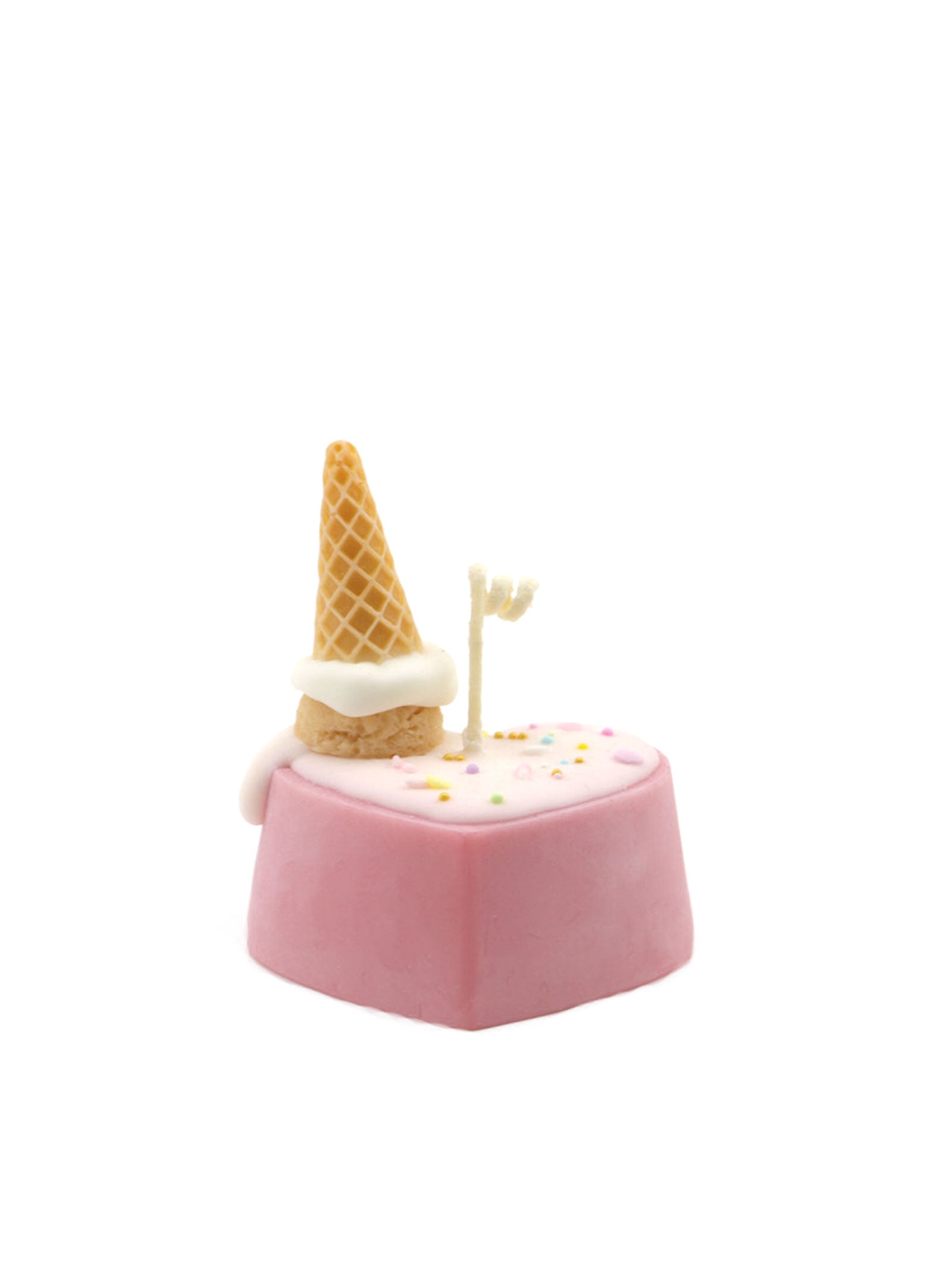 HANDMADE MINI HEART CAKE CANDLE