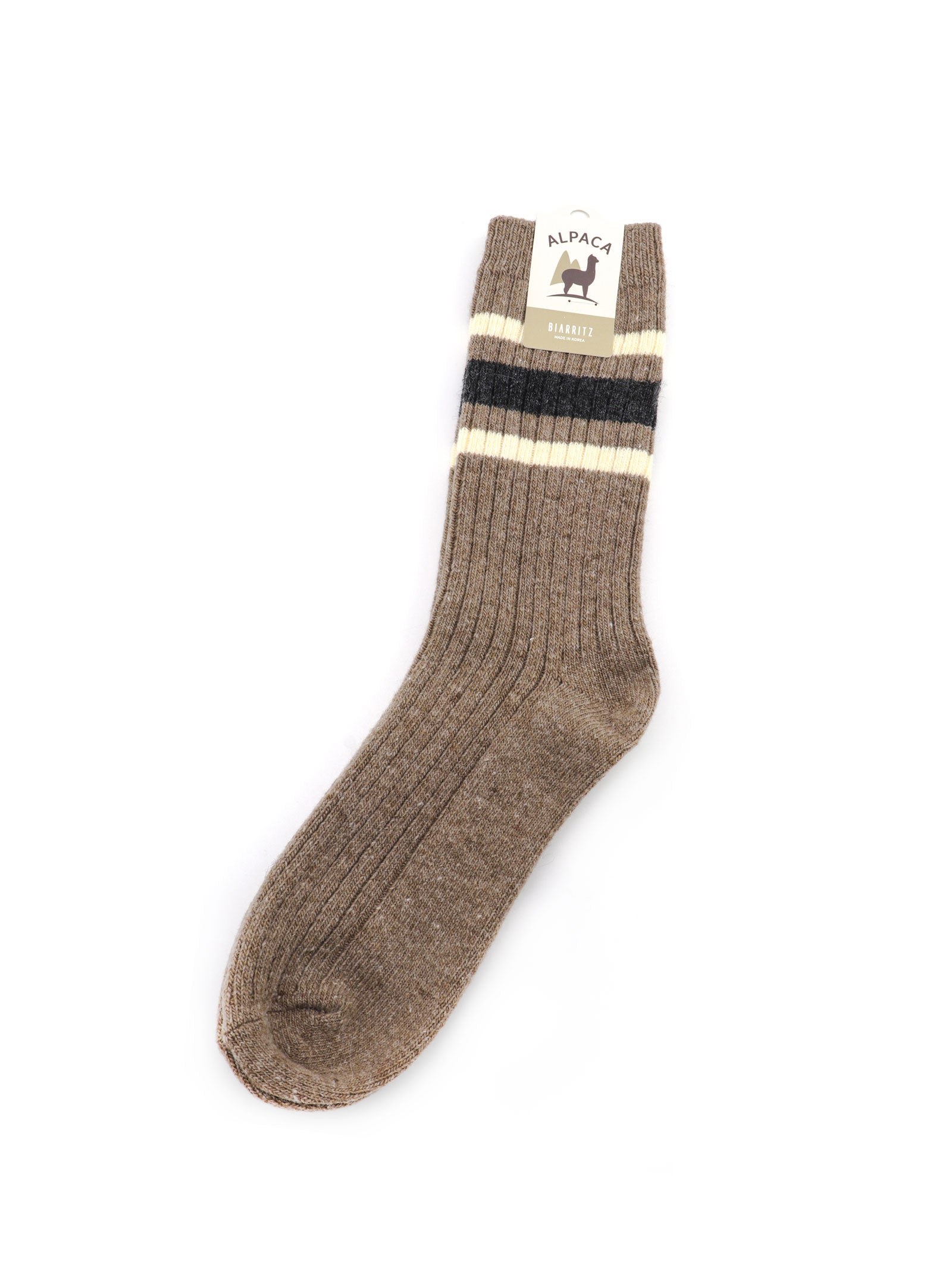 PERSEA WOOL BLEND STRIPE SOCKS