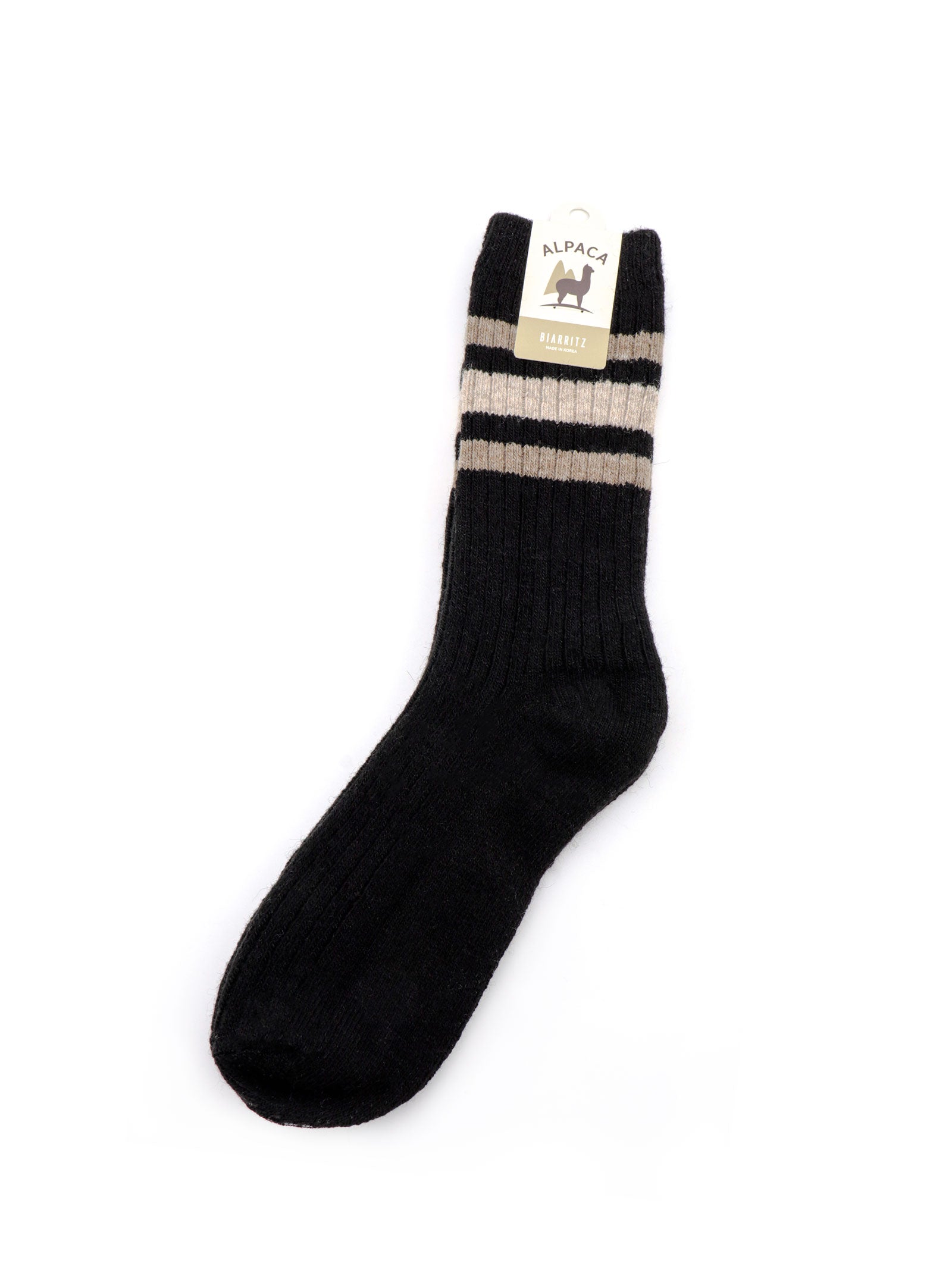 PERSEA WOOL BLEND STRIPE SOCKS