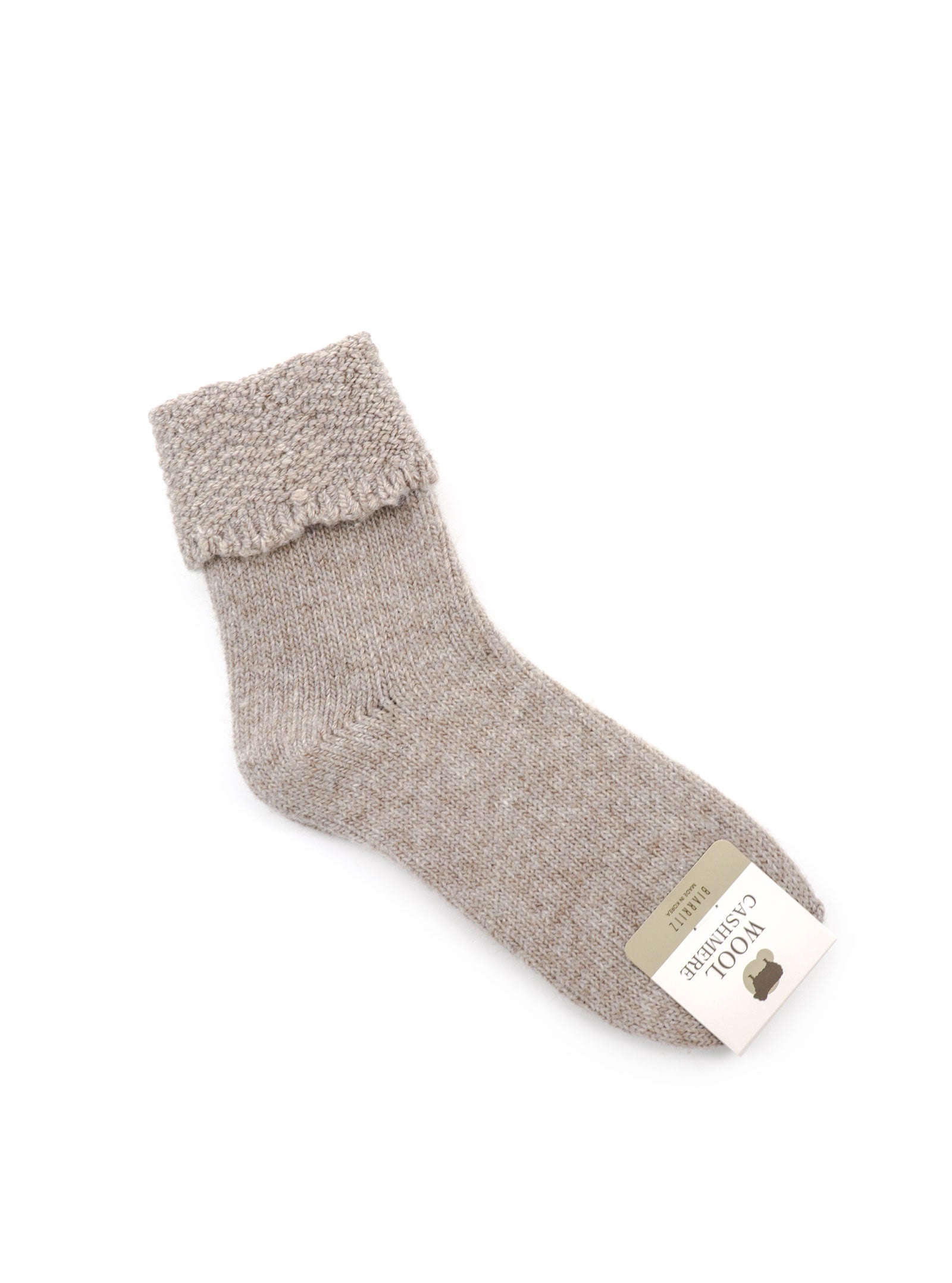 PANDITA CASHMERE BLEND RUFFLE EDGE SOCKS