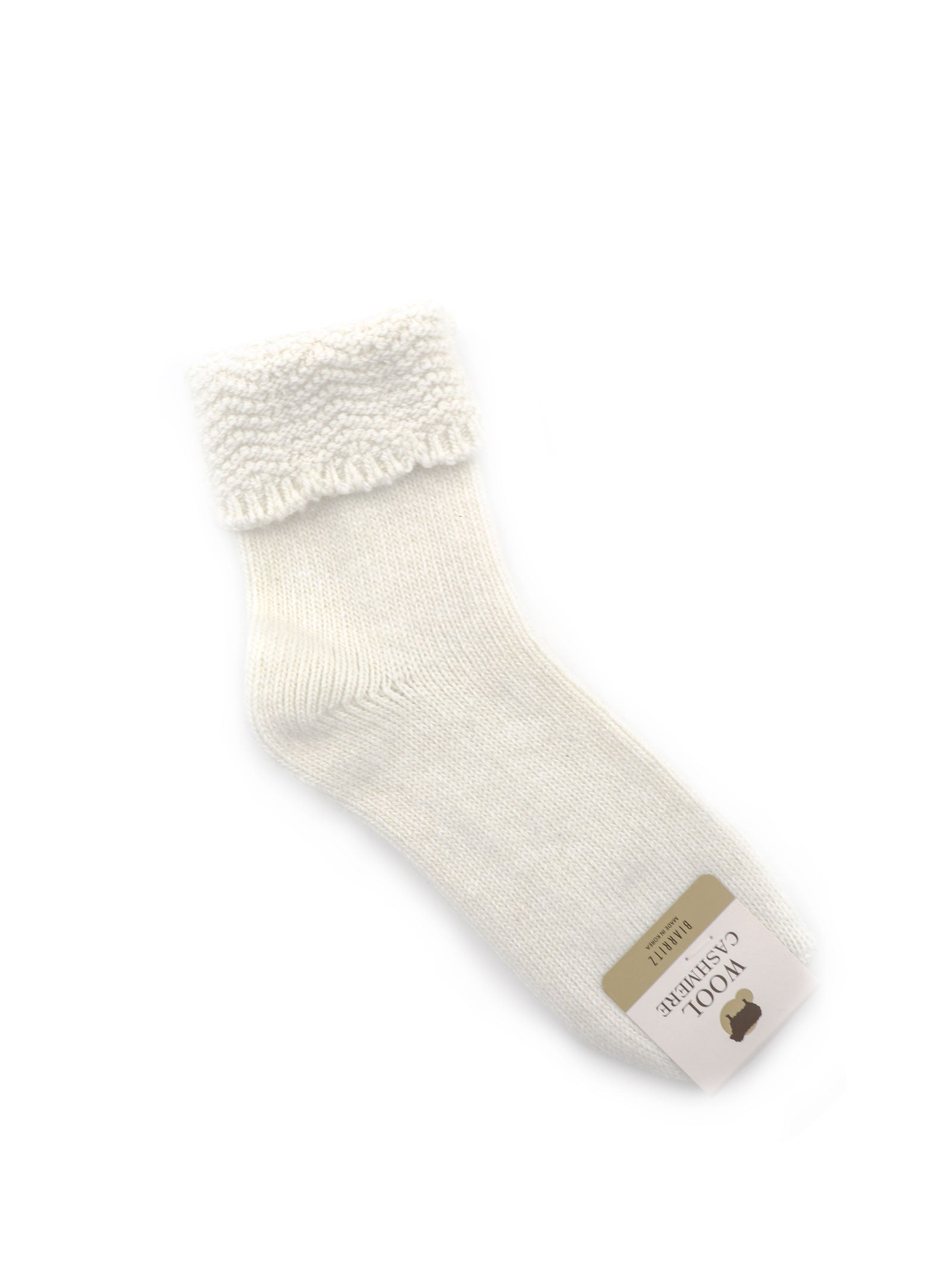 PANDITA CASHMERE BLEND RUFFLE EDGE SOCKS