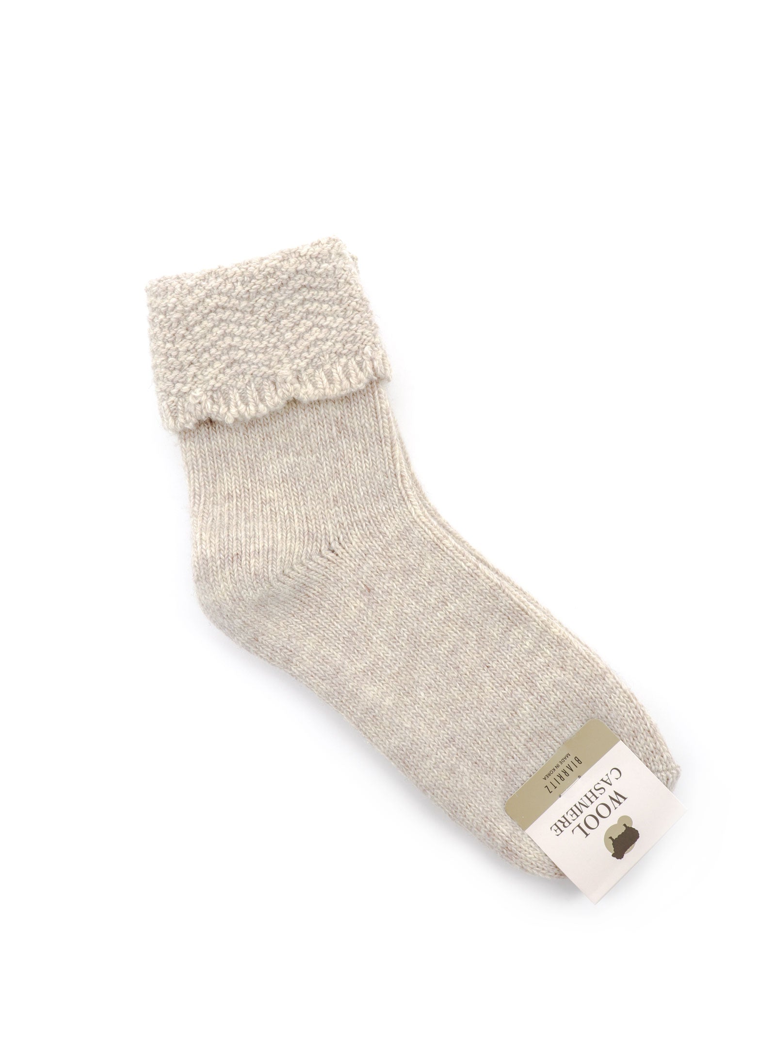 PANDITA CASHMERE BLEND RUFFLE EDGE SOCKS