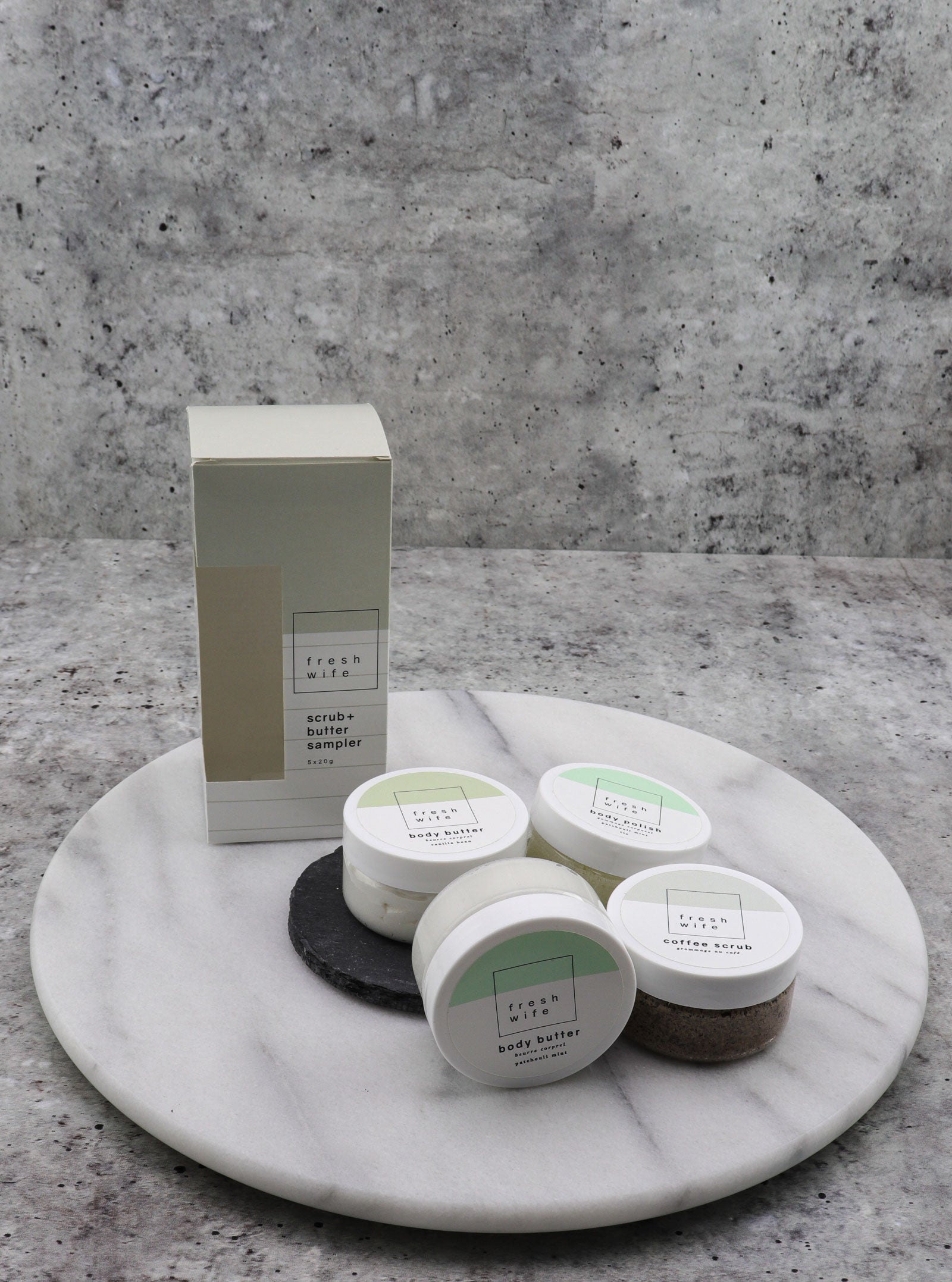 SCRUB AND BUTTER SAMPLER SET