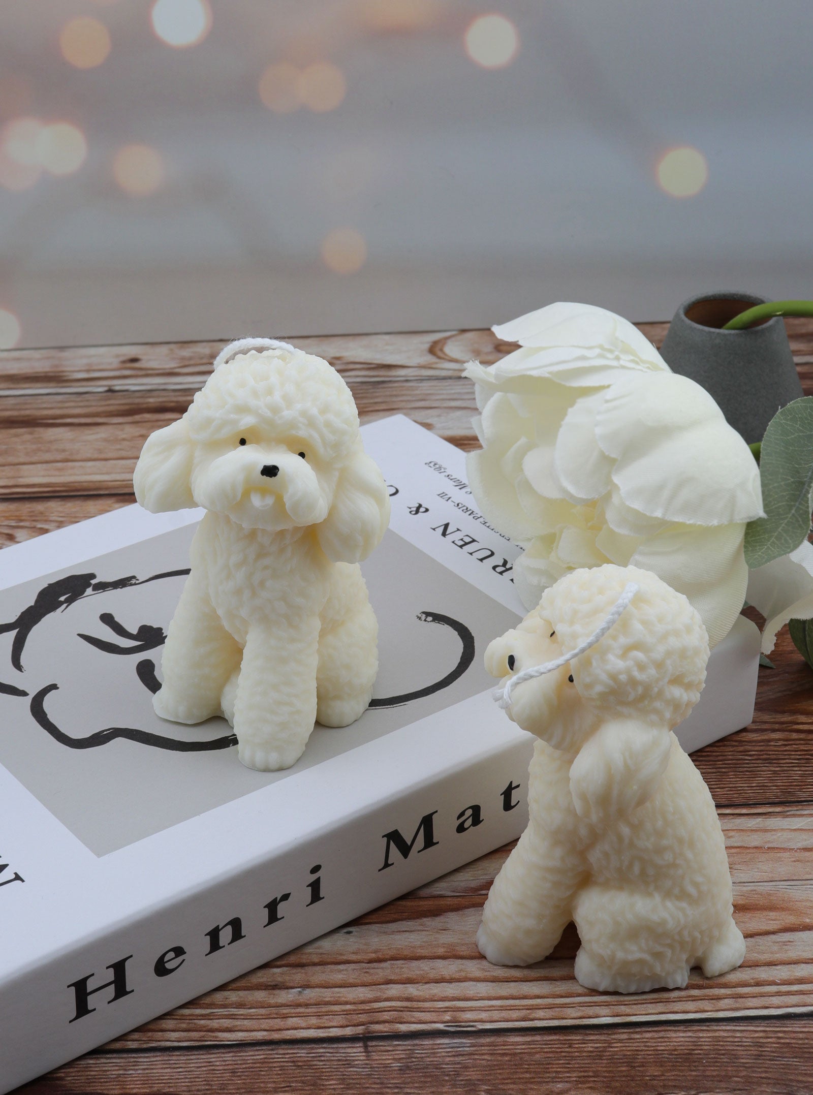 HANDMADE BICHON SOY WAX CANDLE