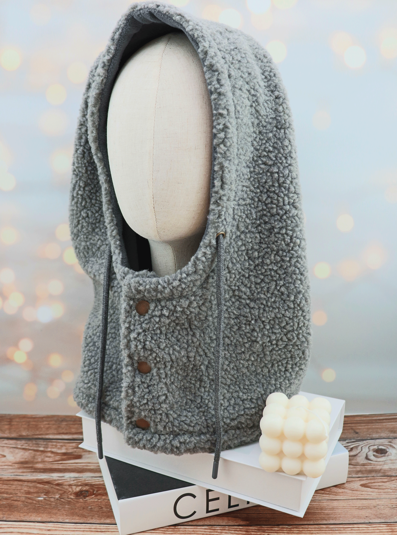 EDINA HOODED FLEECE SNOOD