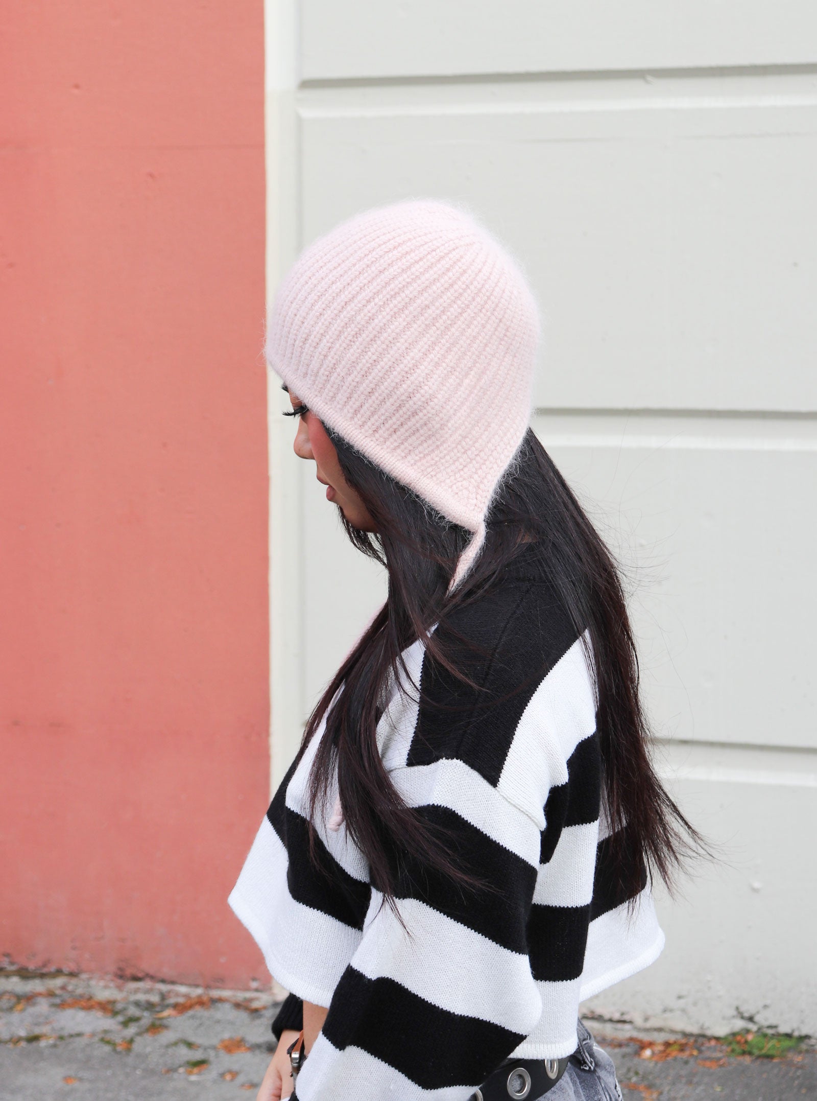 HAELI KNIT MUFFLER BEANIE
