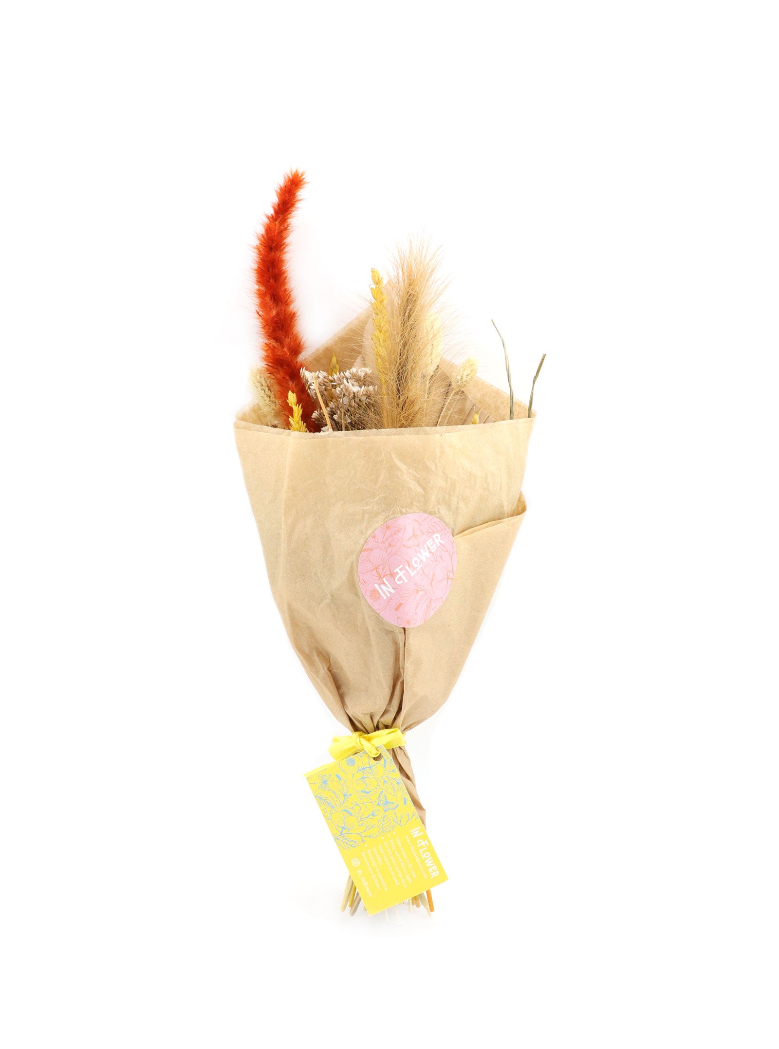 NATURAL PRESERVED DRIED FLORAL BOUQUET