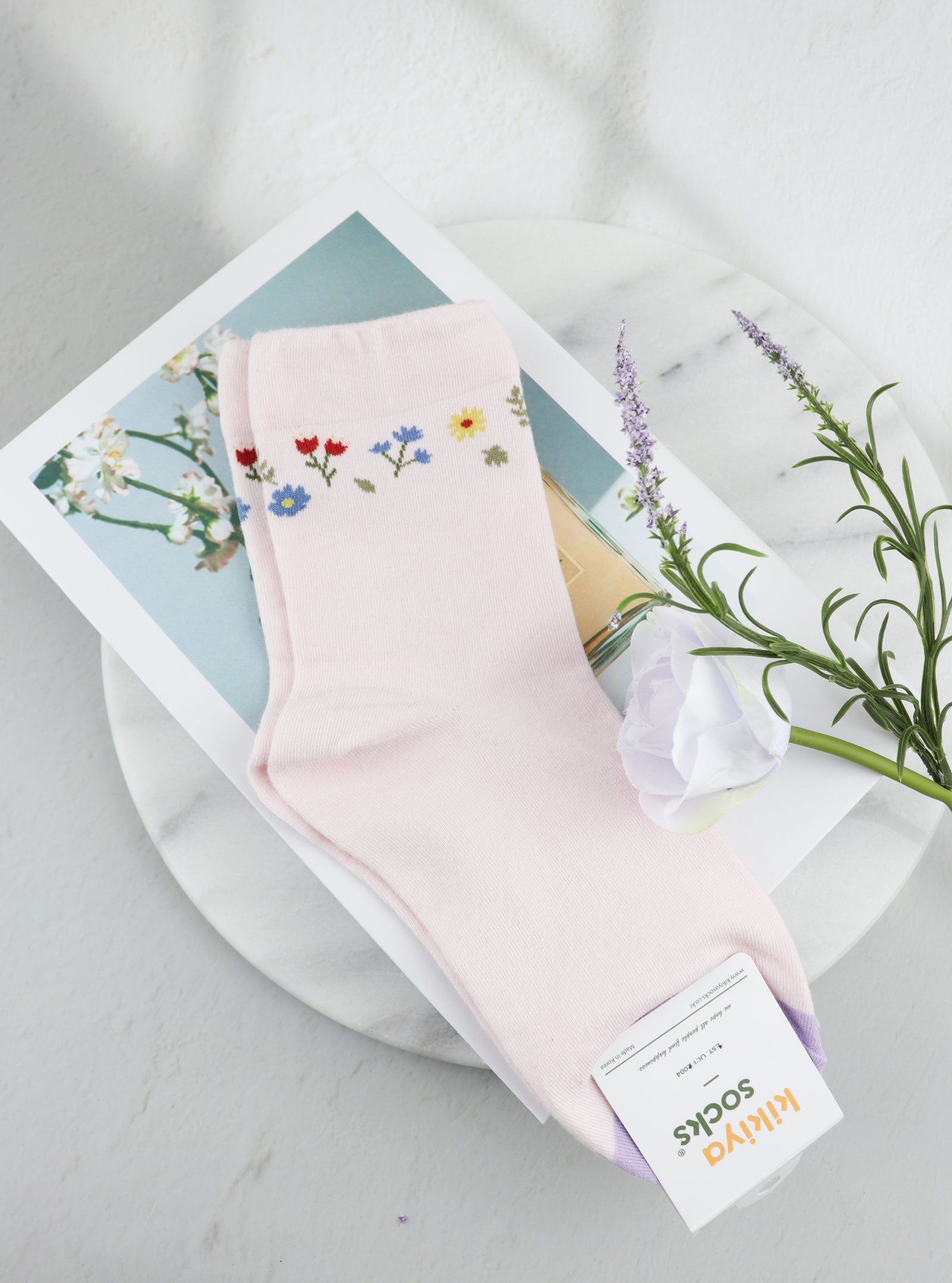 PENROSE FLORAL PRINT SOCKS