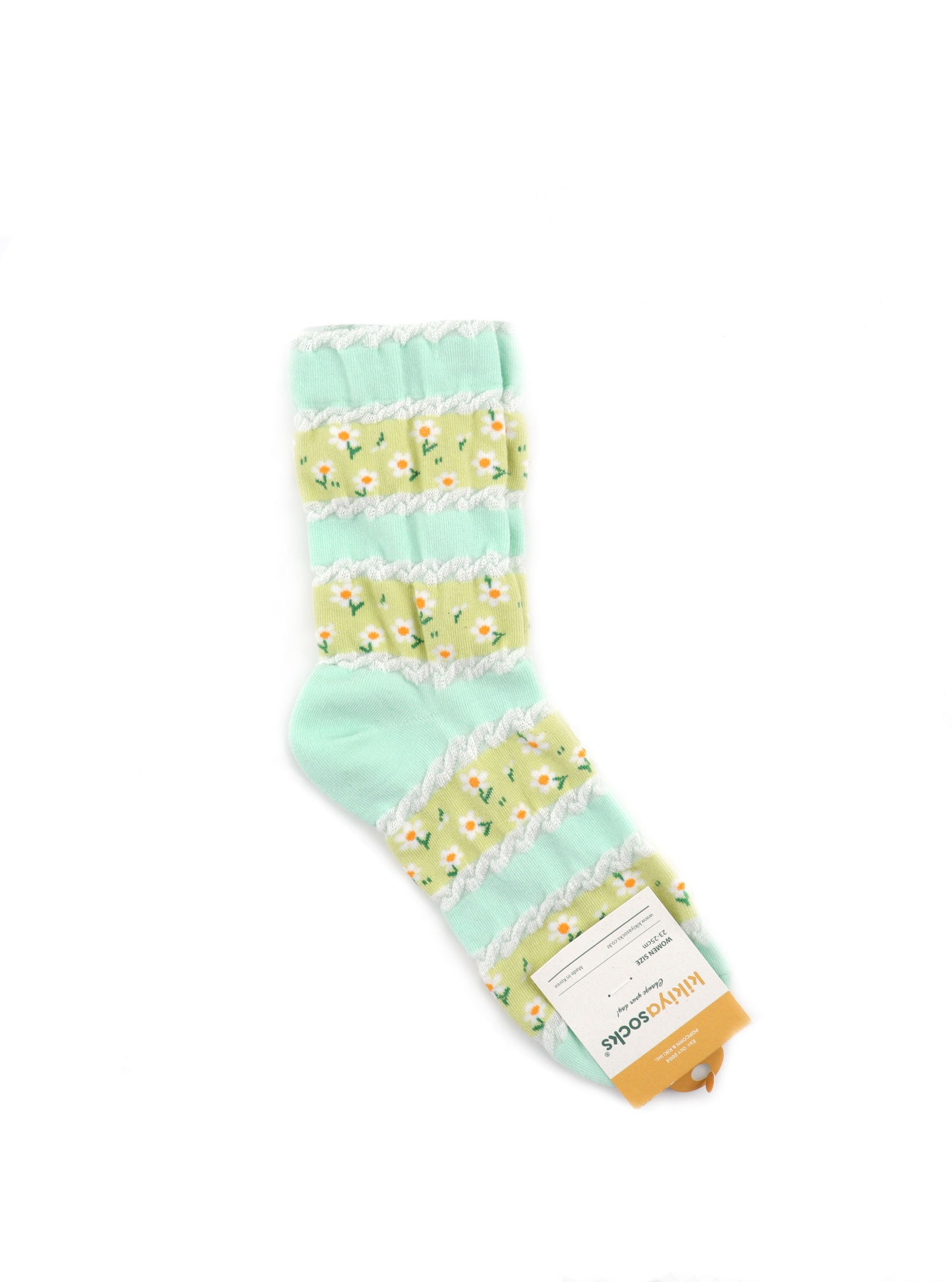 POLLYANNA FLORAL STRIPE SOCKS