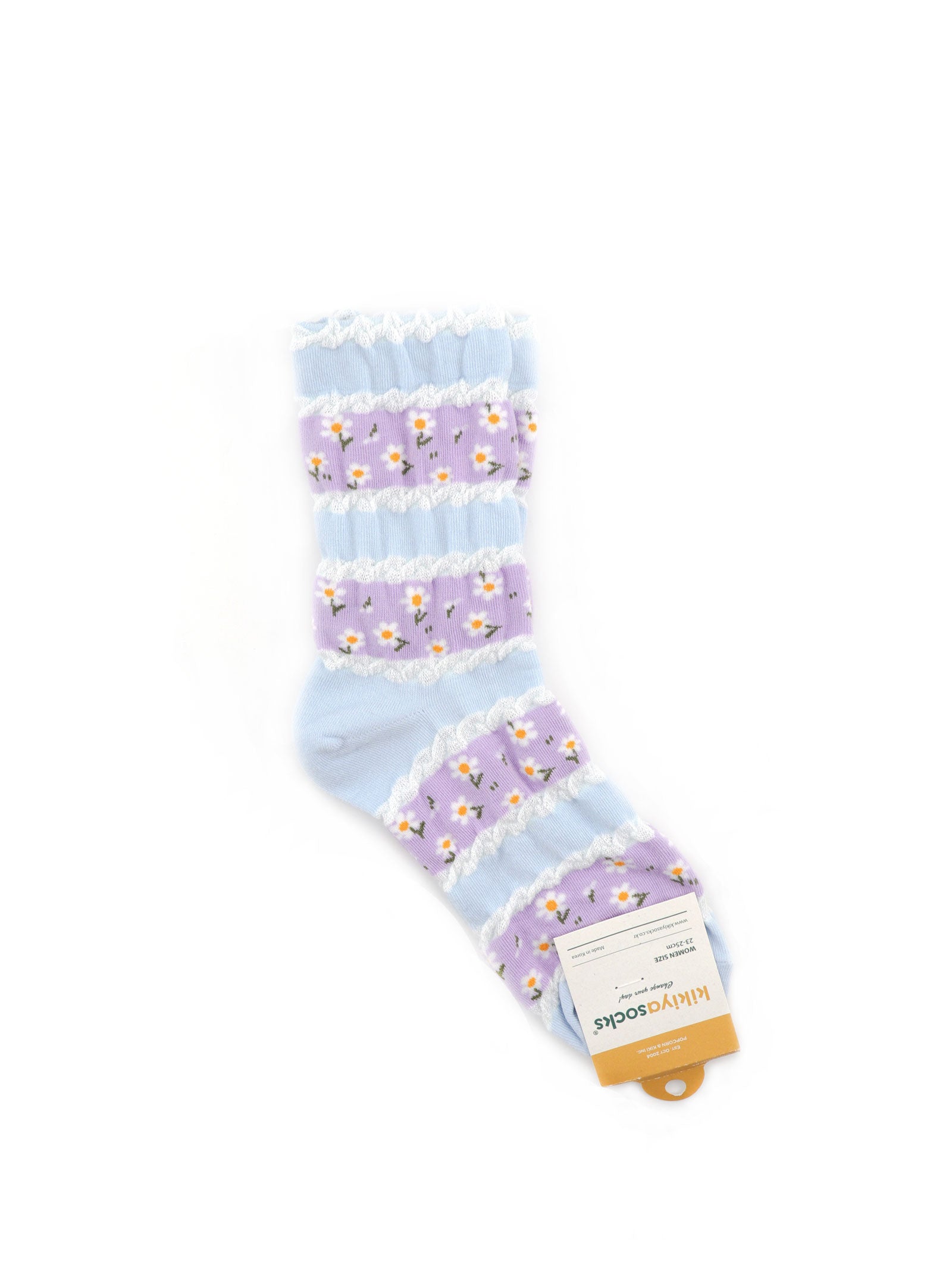 POLLYANNA FLORAL STRIPE SOCKS