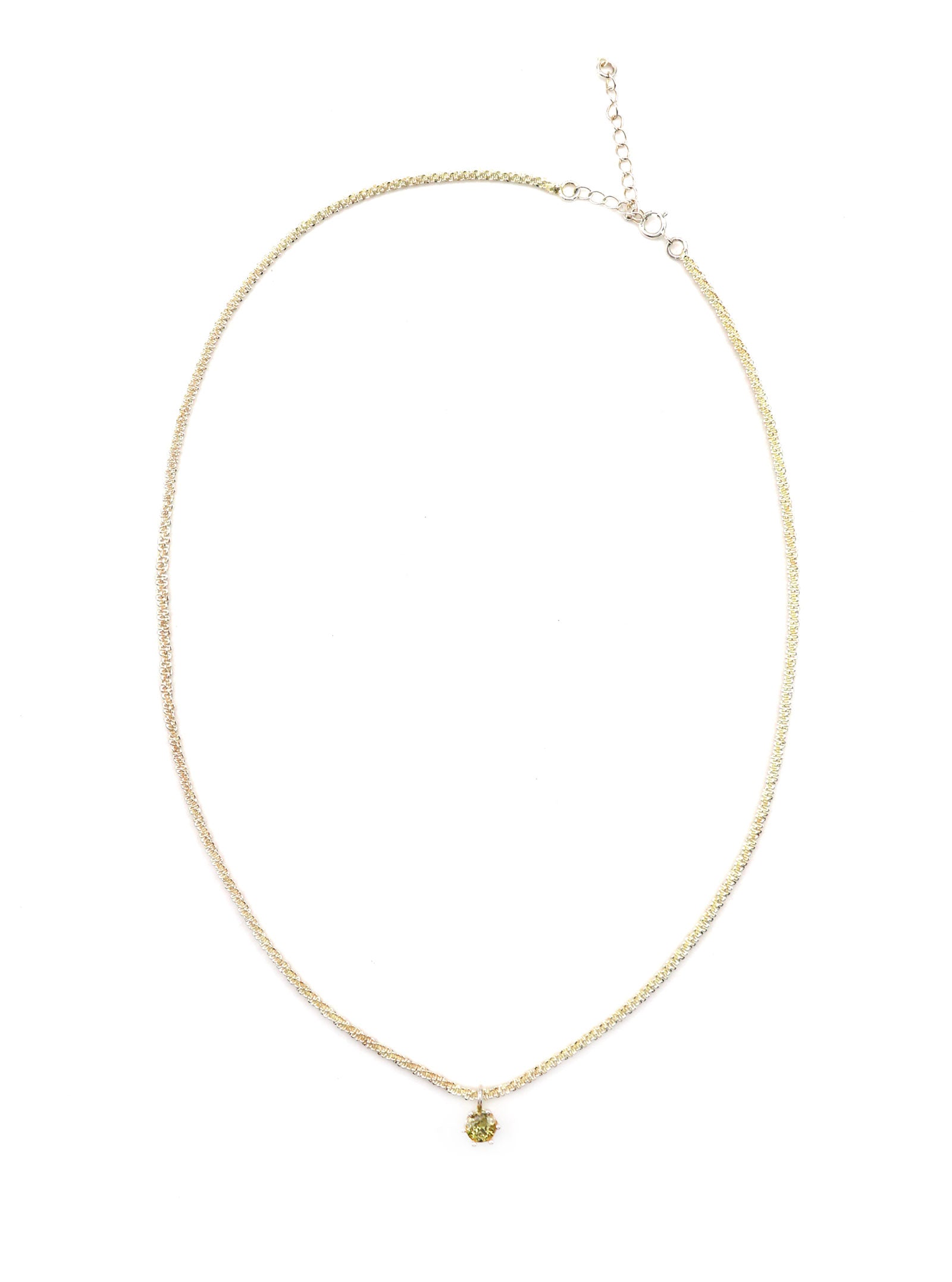 KYOMI SILVER NECKLACE