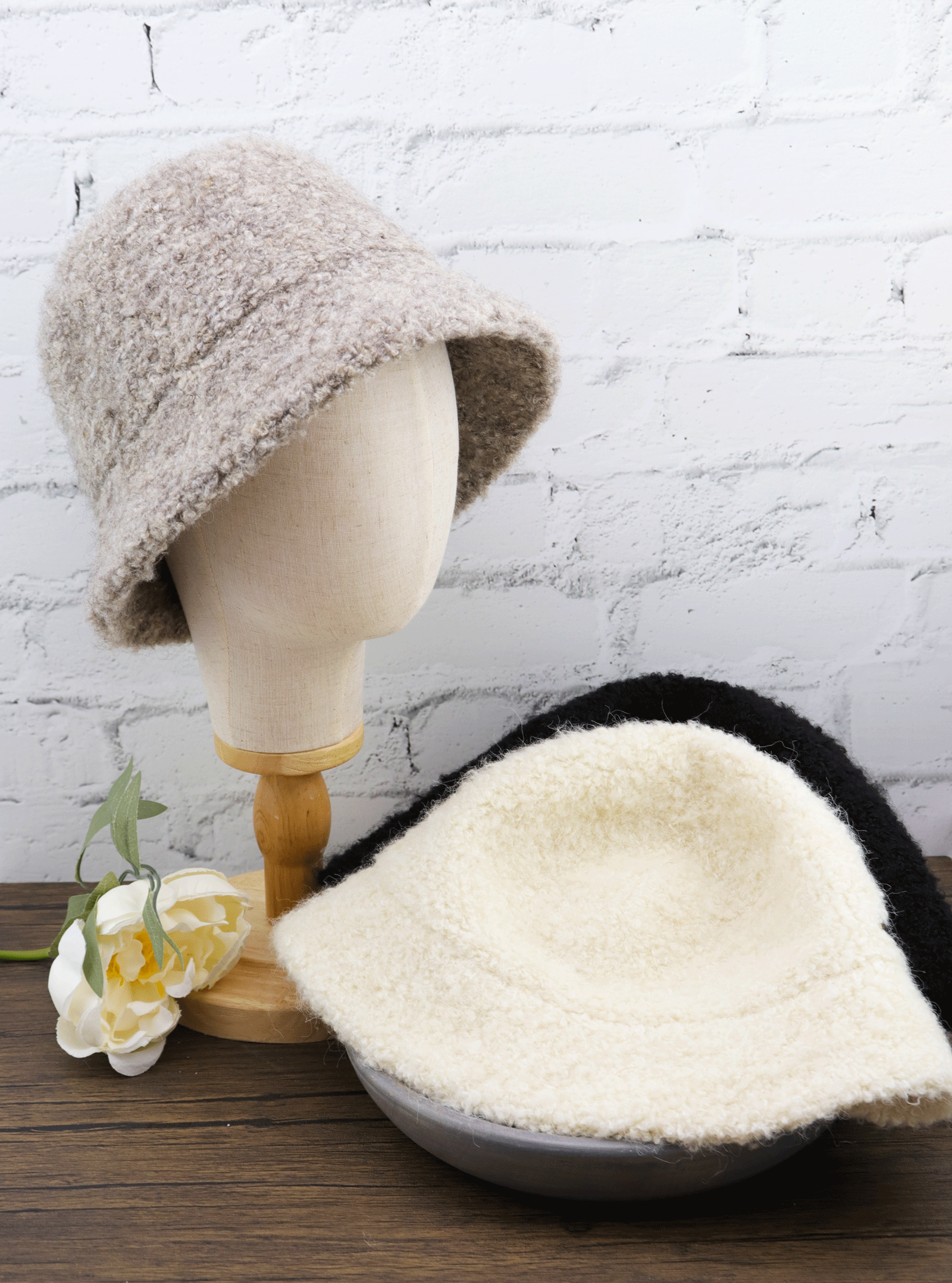 HEARTLY SHERPA BUCKET HAT