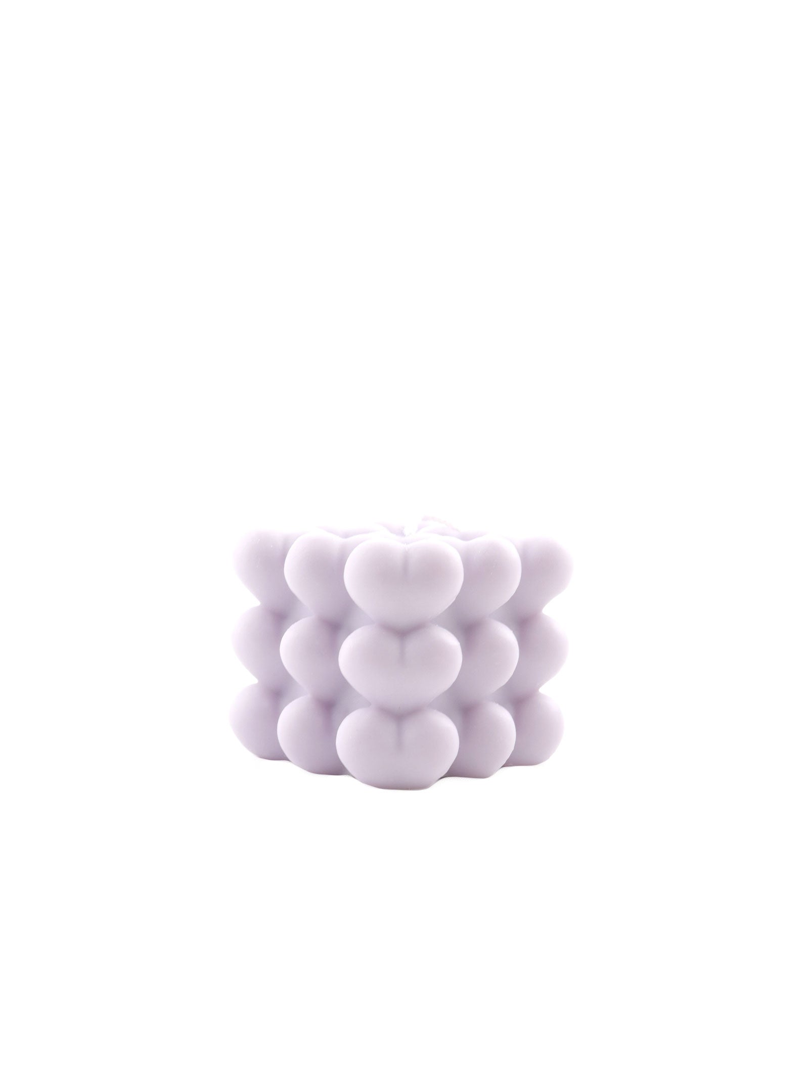 HANDMADE HEART BUBBLE SOY CANDLE