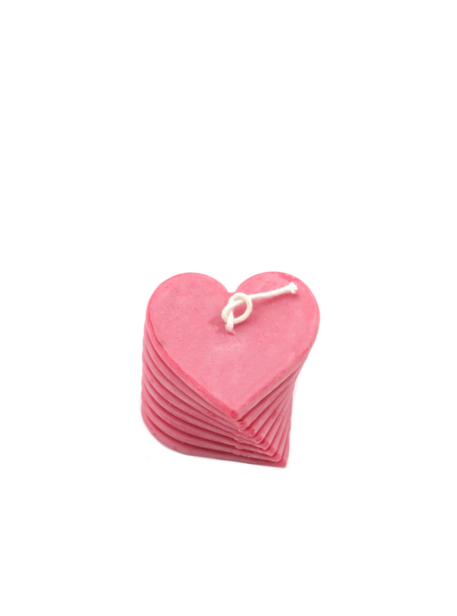 HANDMADE HEART TWIST CANDLE