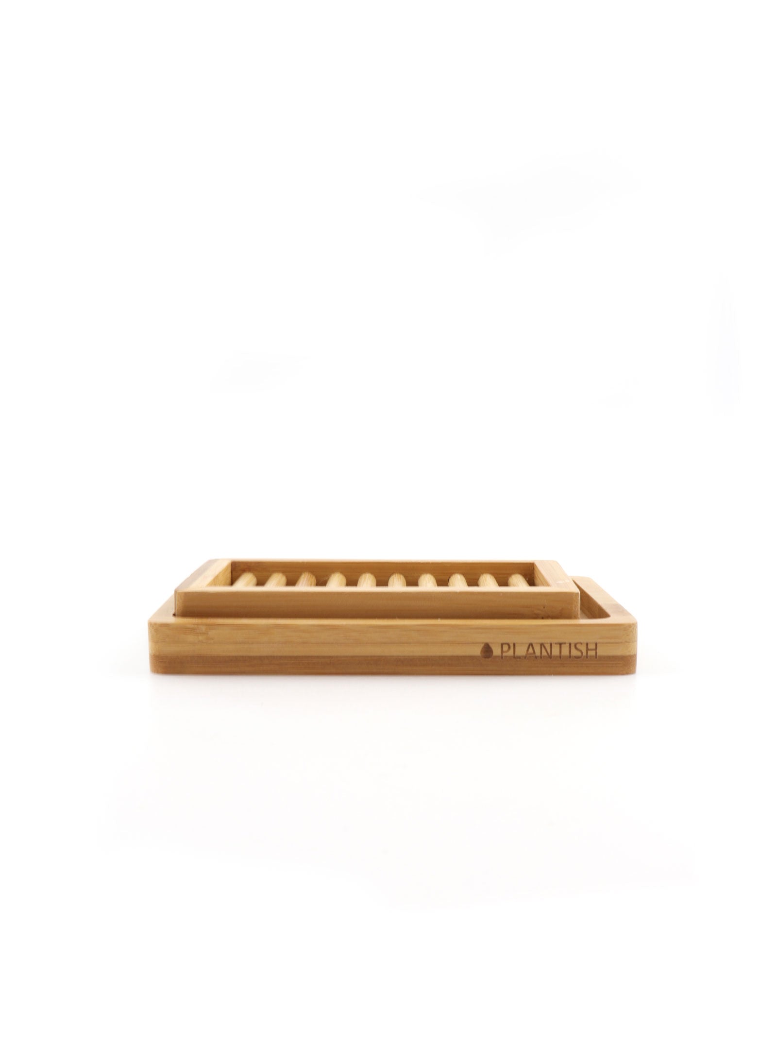 DUAL LAYER BAMBOO SOAP DISH