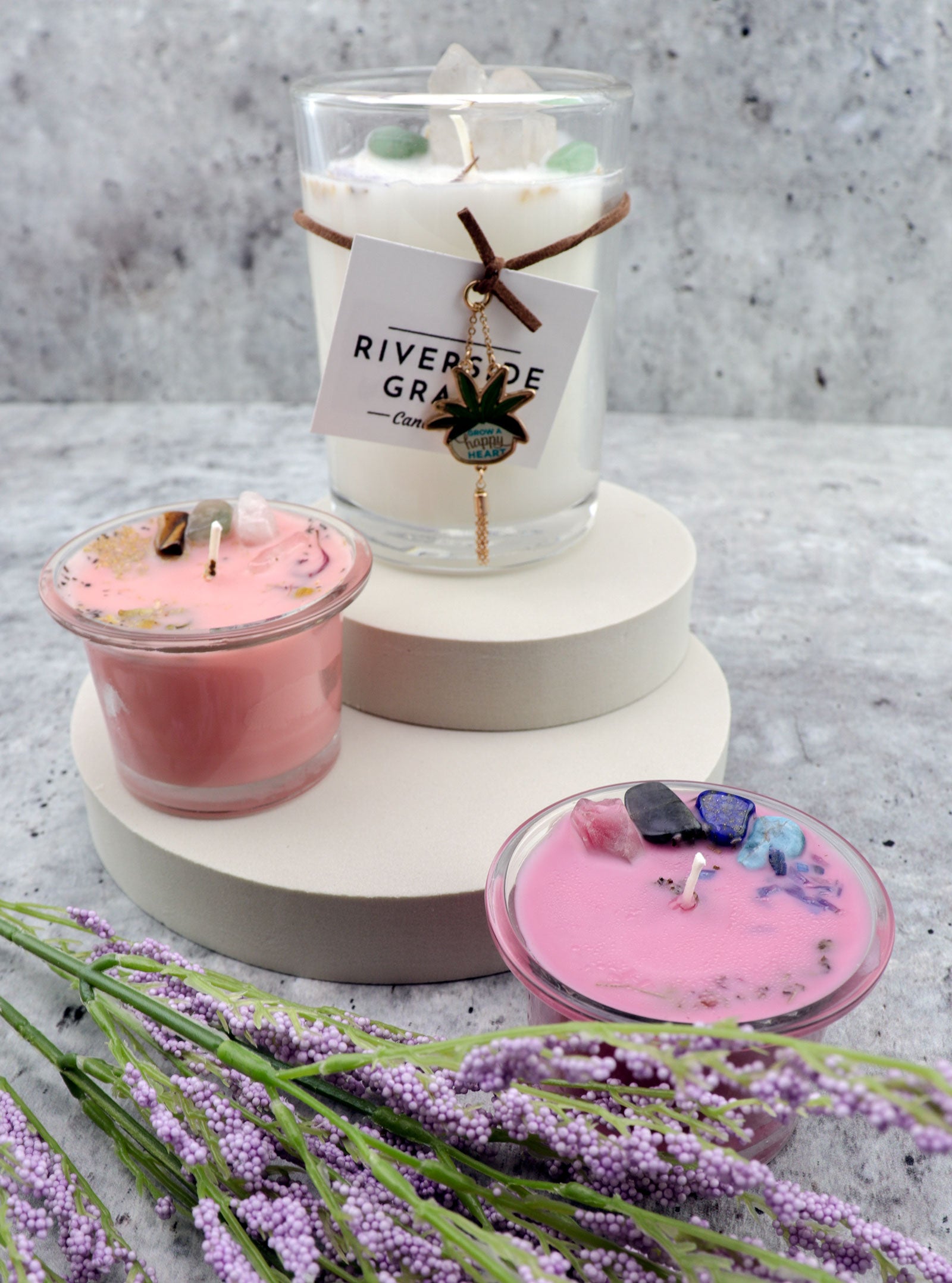 LUCKY CHARM - LAUMA CRYSTAL CANDLE