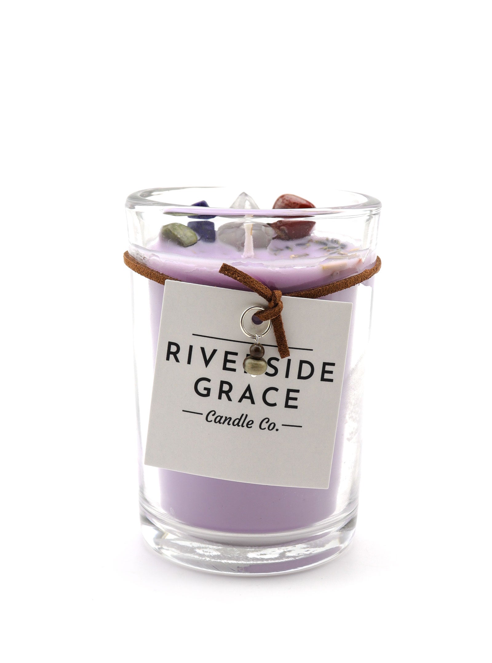 REBIRTH & CLARITY - NYSIAN MEADOW CRYSTAL CANDLE