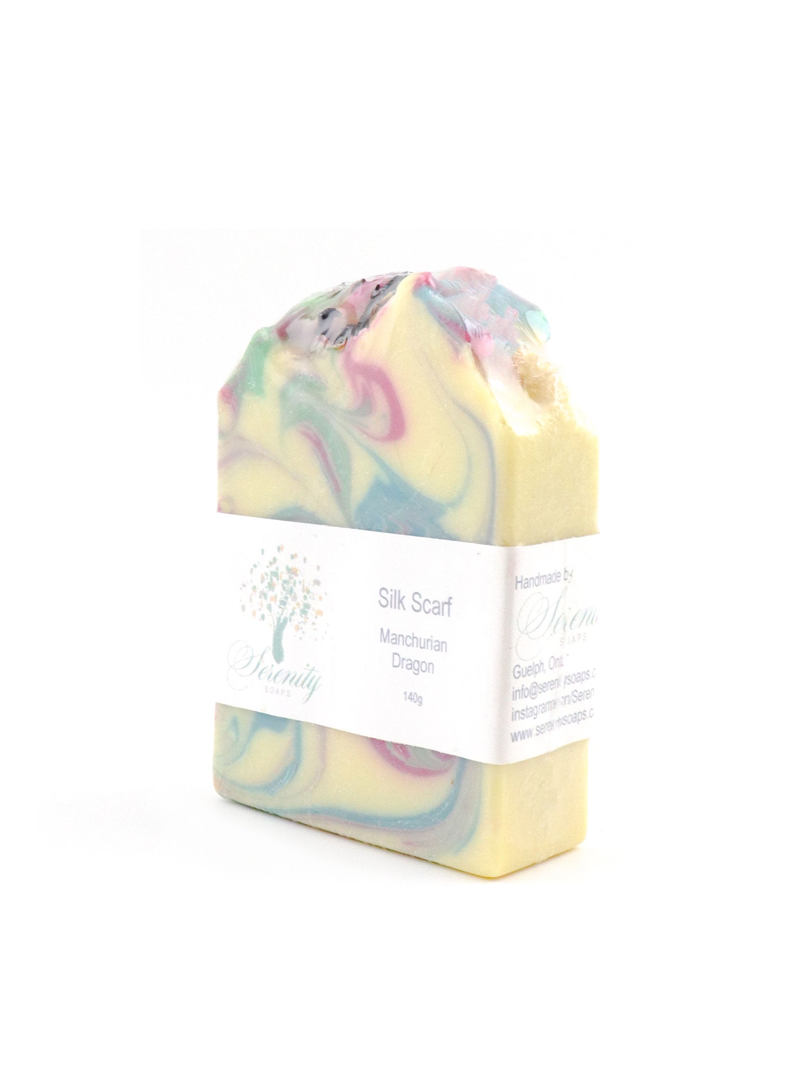 HANDMADE SILK SCARF ARTISAN SOAP