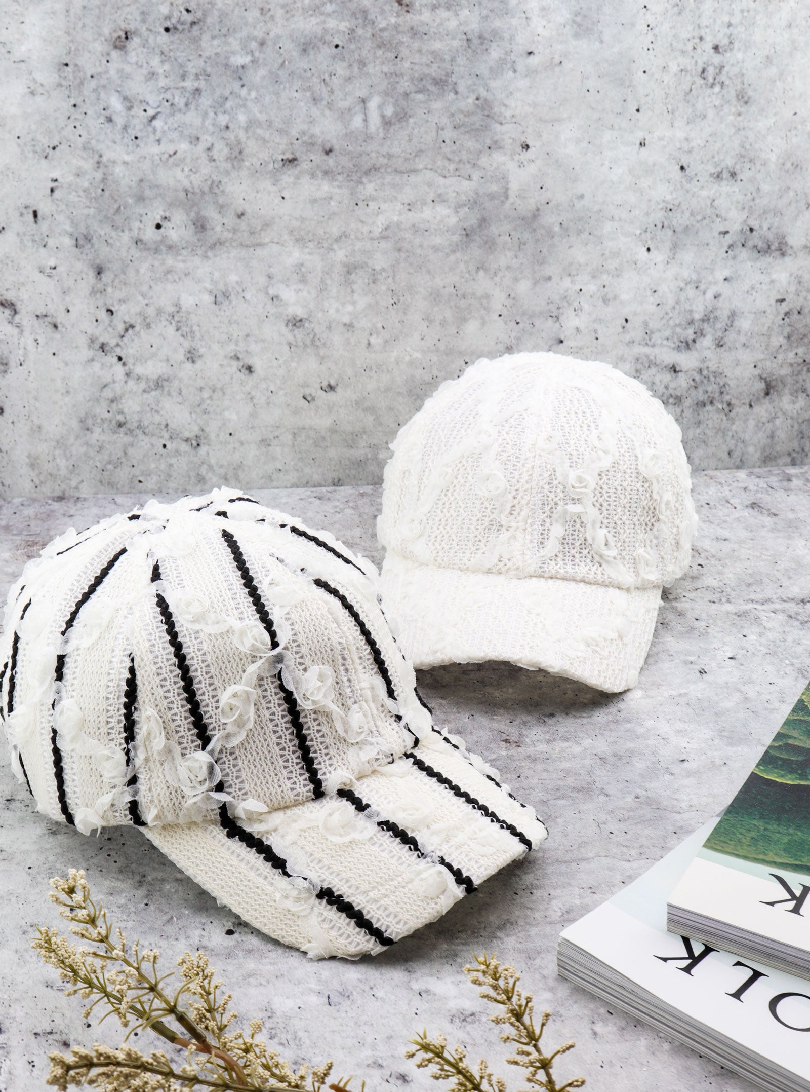 HERMELLE LACE BALL CAP