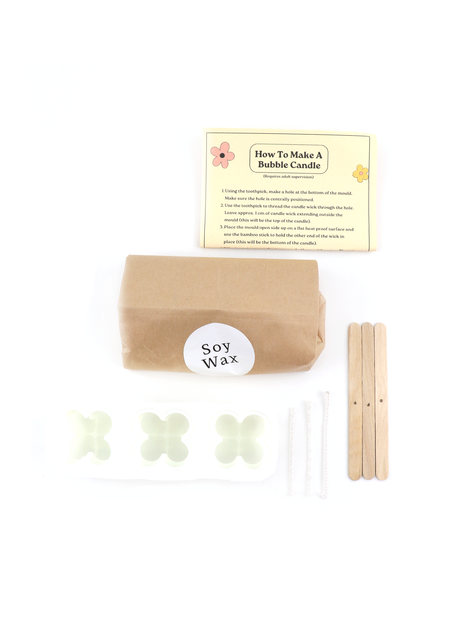 BABY BUBBLE CANDLE DIY KIT