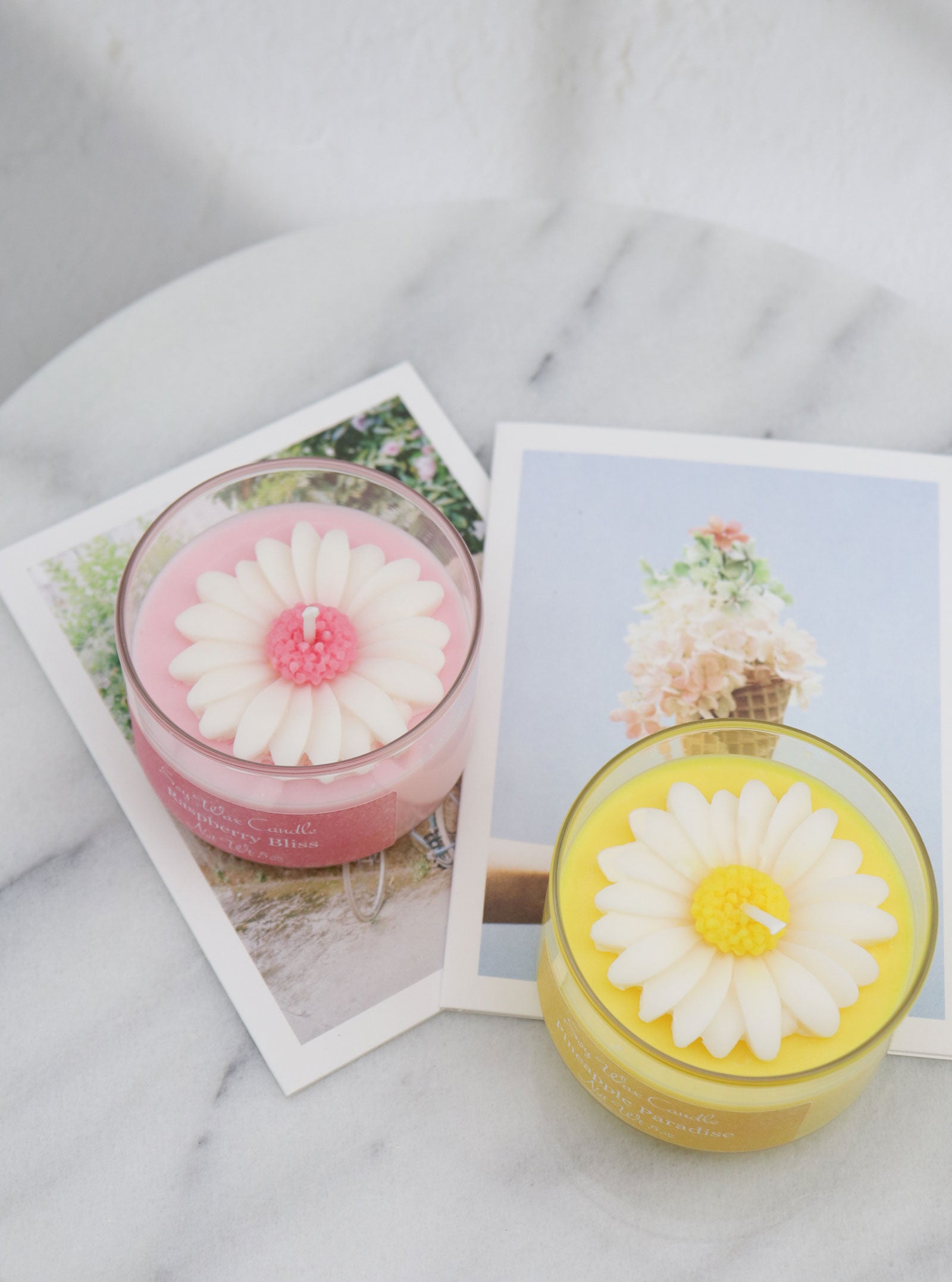 HANDMADE DAISY SOY TUMBLER CANDLE