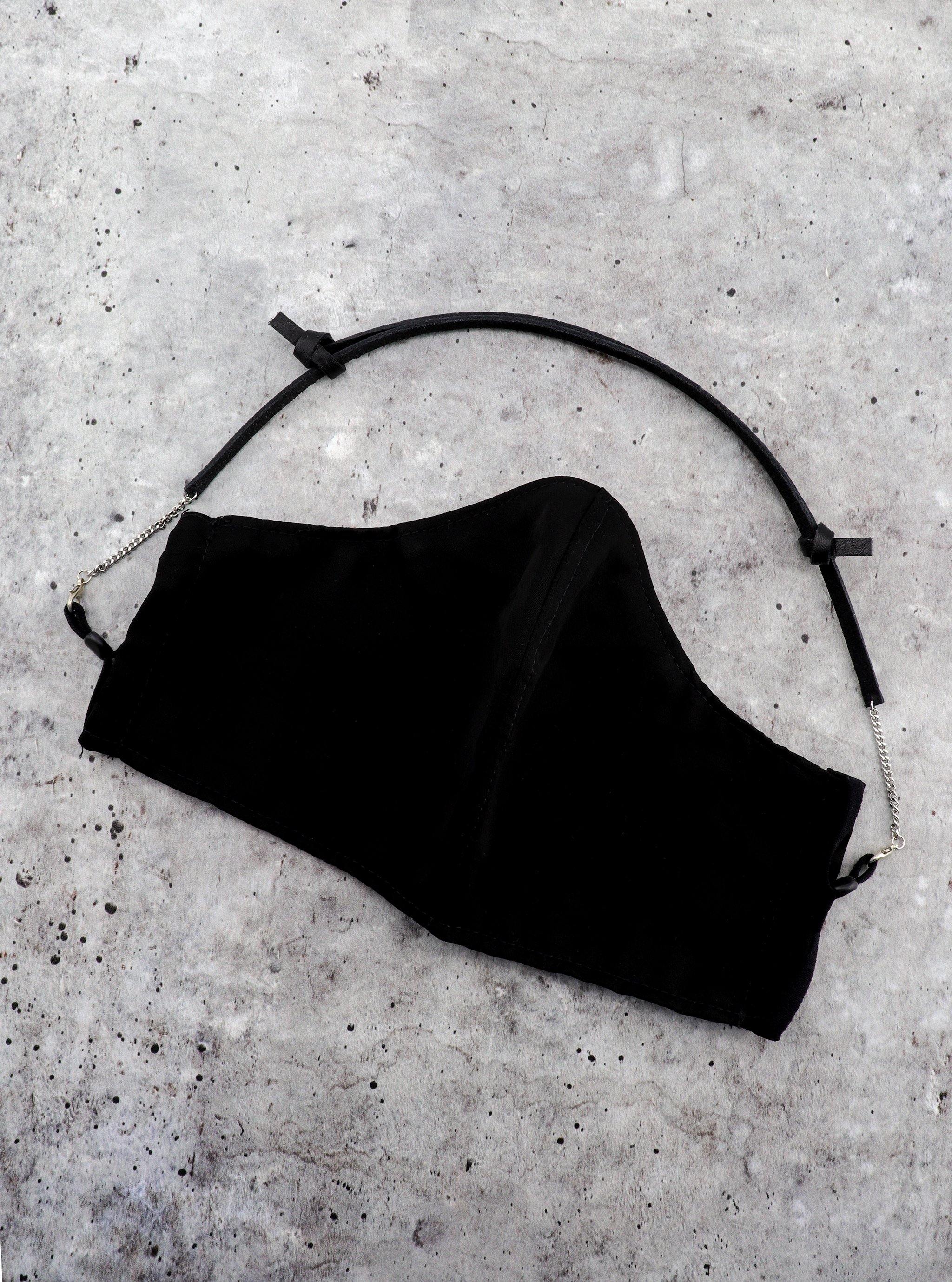 PARK FACE MASK LEATHER STRAP - Simplique Mode