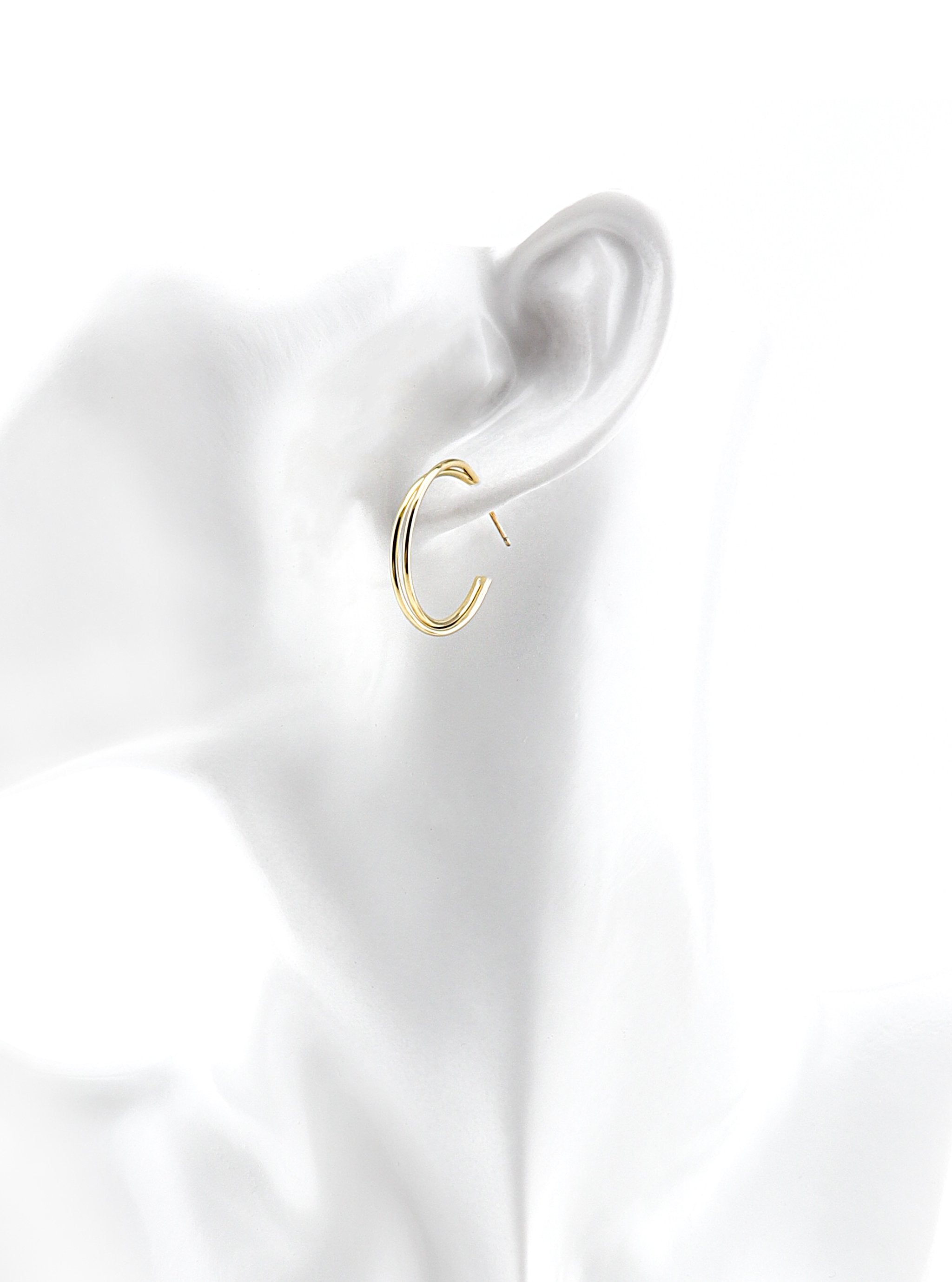 KARLIE SILVER EARRINGS - Simplique Mode