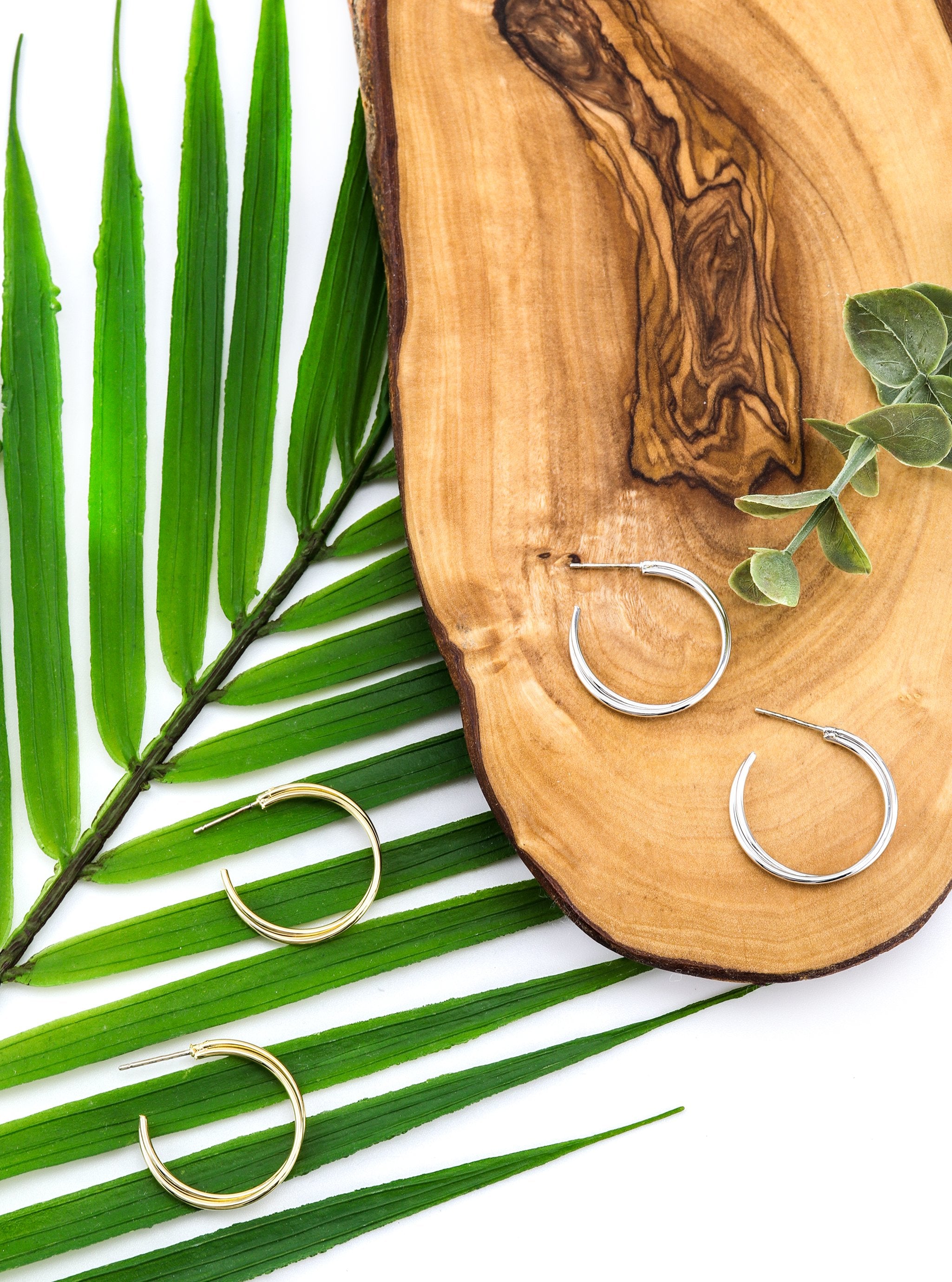 KARLIE SILVER EARRINGS - Simplique Mode