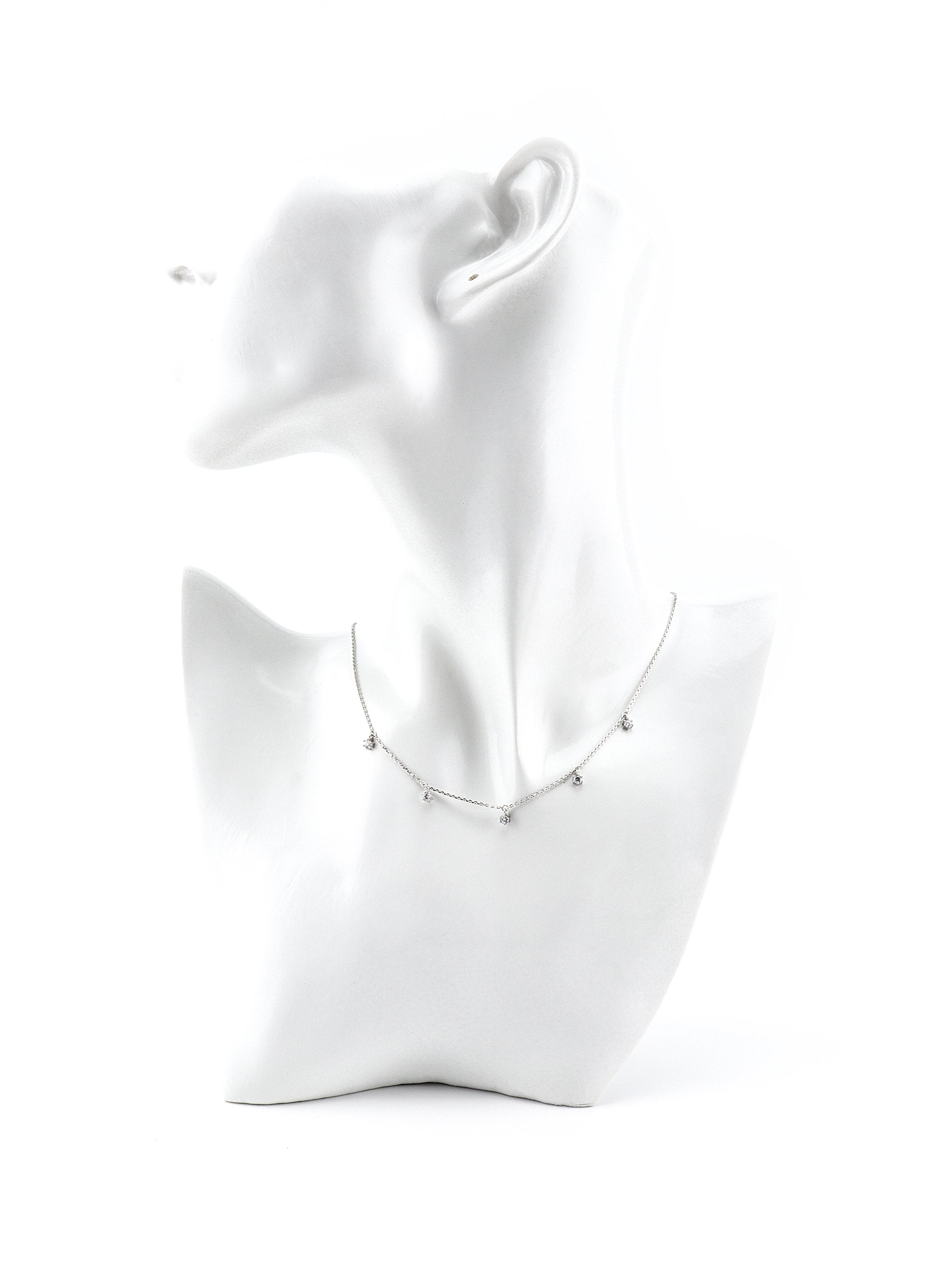 KACEY SILVER NECKLACE - Simplique Mode