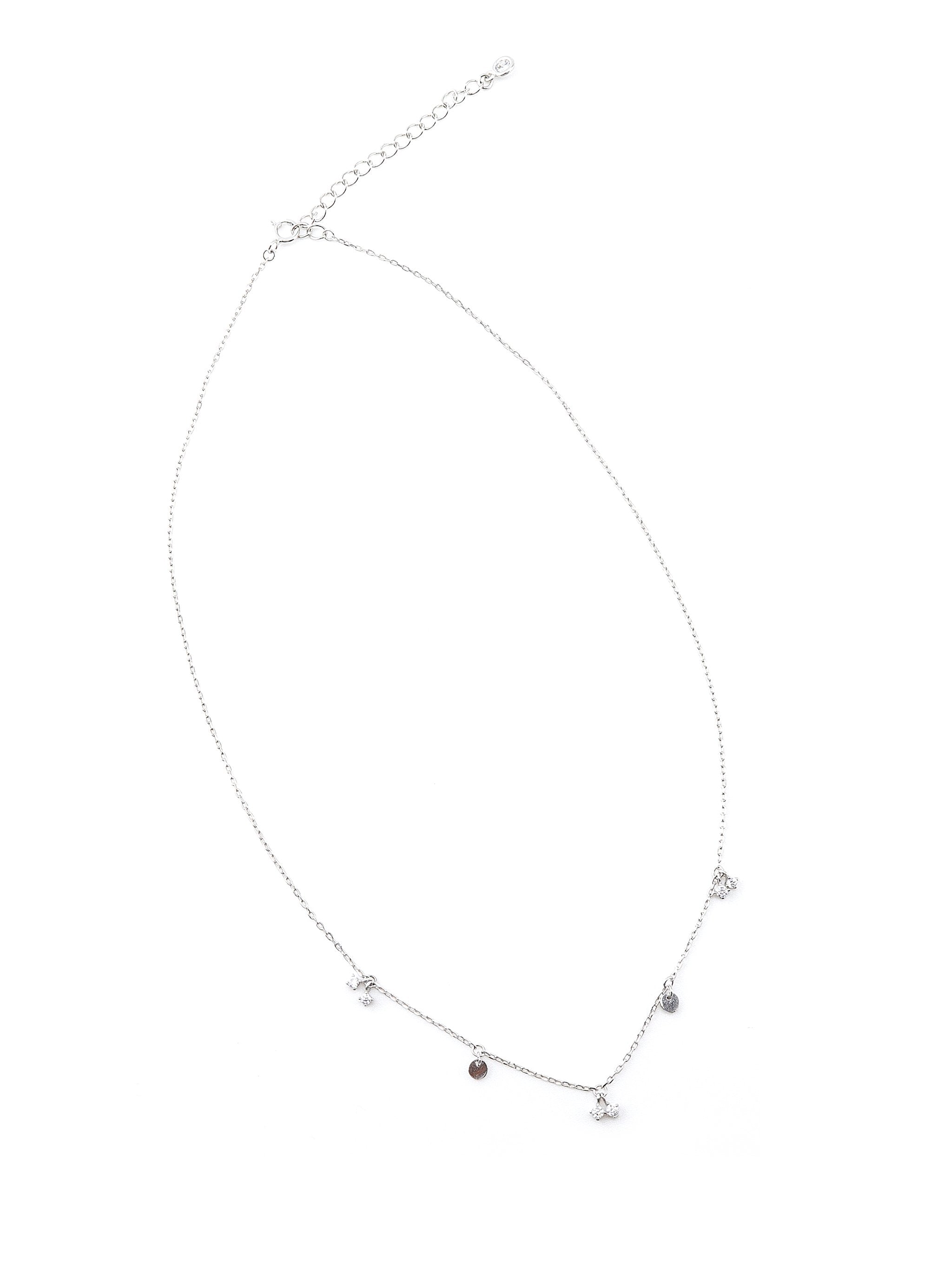 KACEY SILVER NECKLACE - Simplique Mode