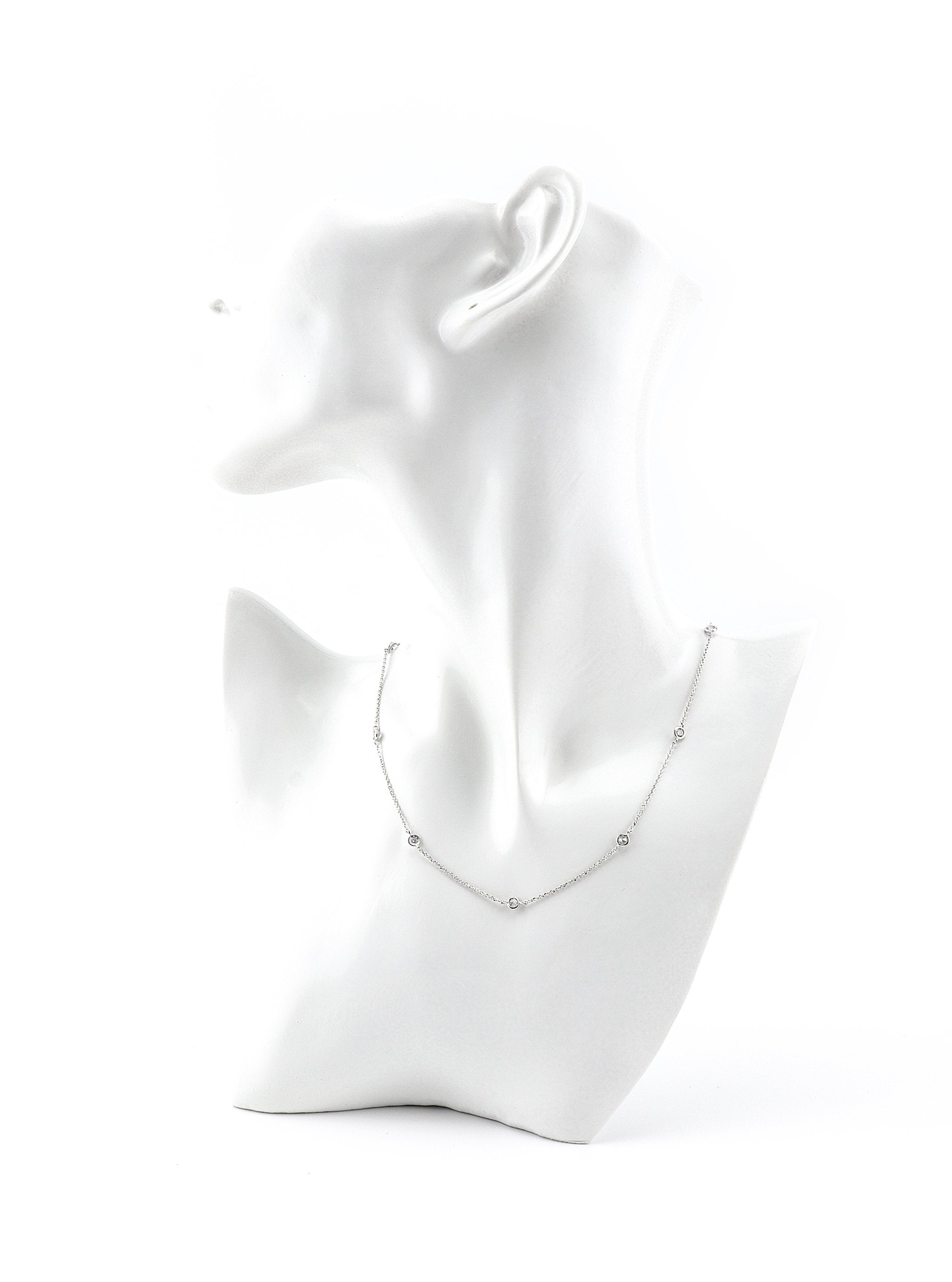 KETRINA SILVER NECKLACE - Simplique Mode