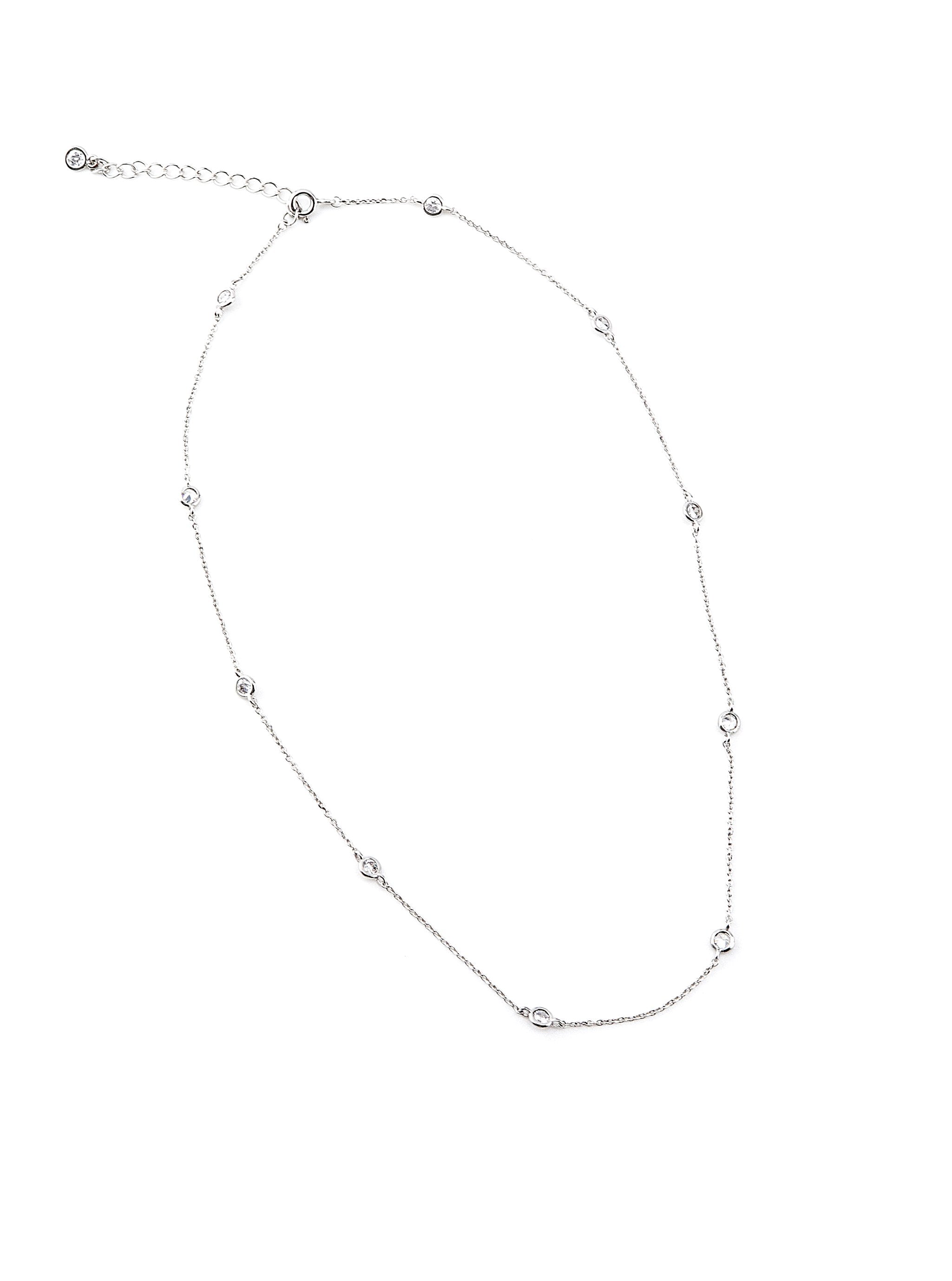 KETRINA SILVER NECKLACE - Simplique Mode