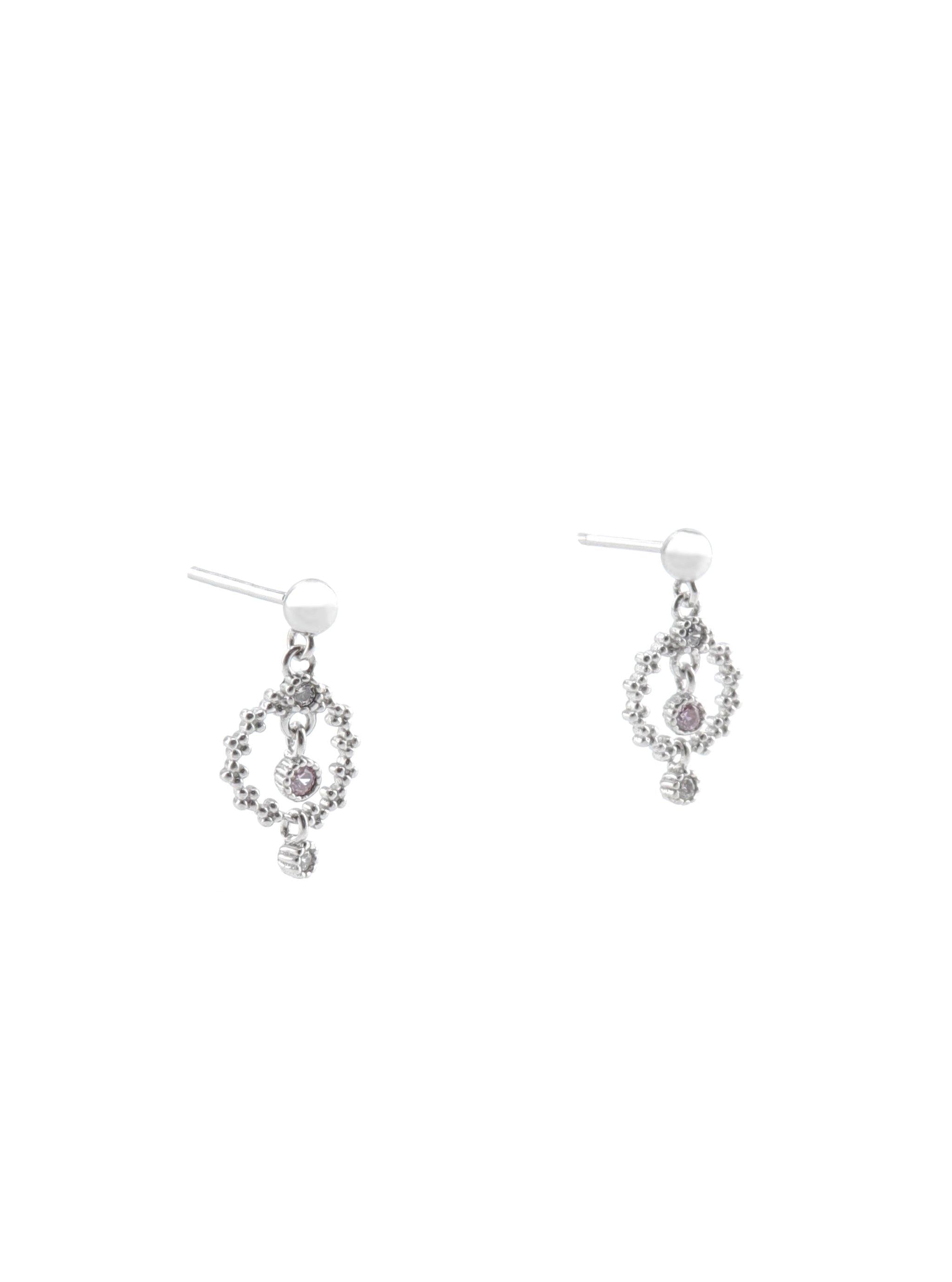 KAIRA SILVER EARRINGS - Simplique Mode