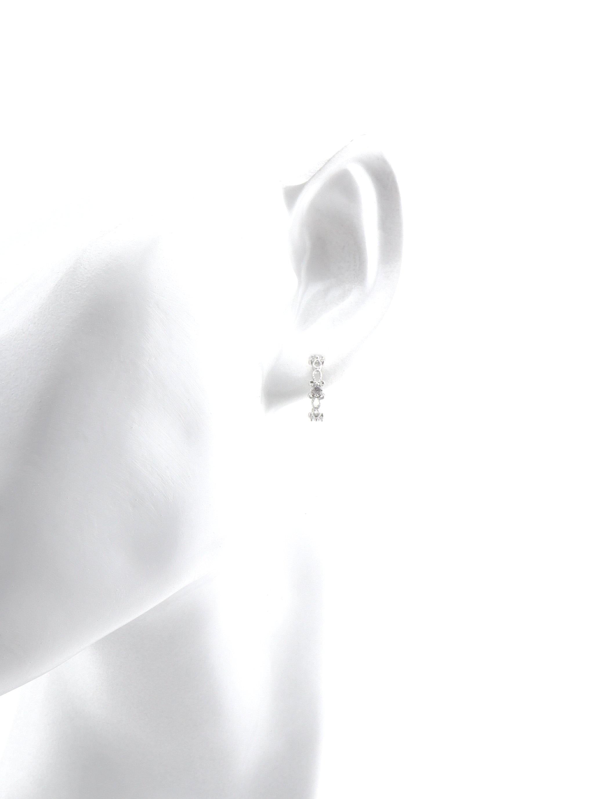 KIARA SILVER EARRINGS - Simplique Mode