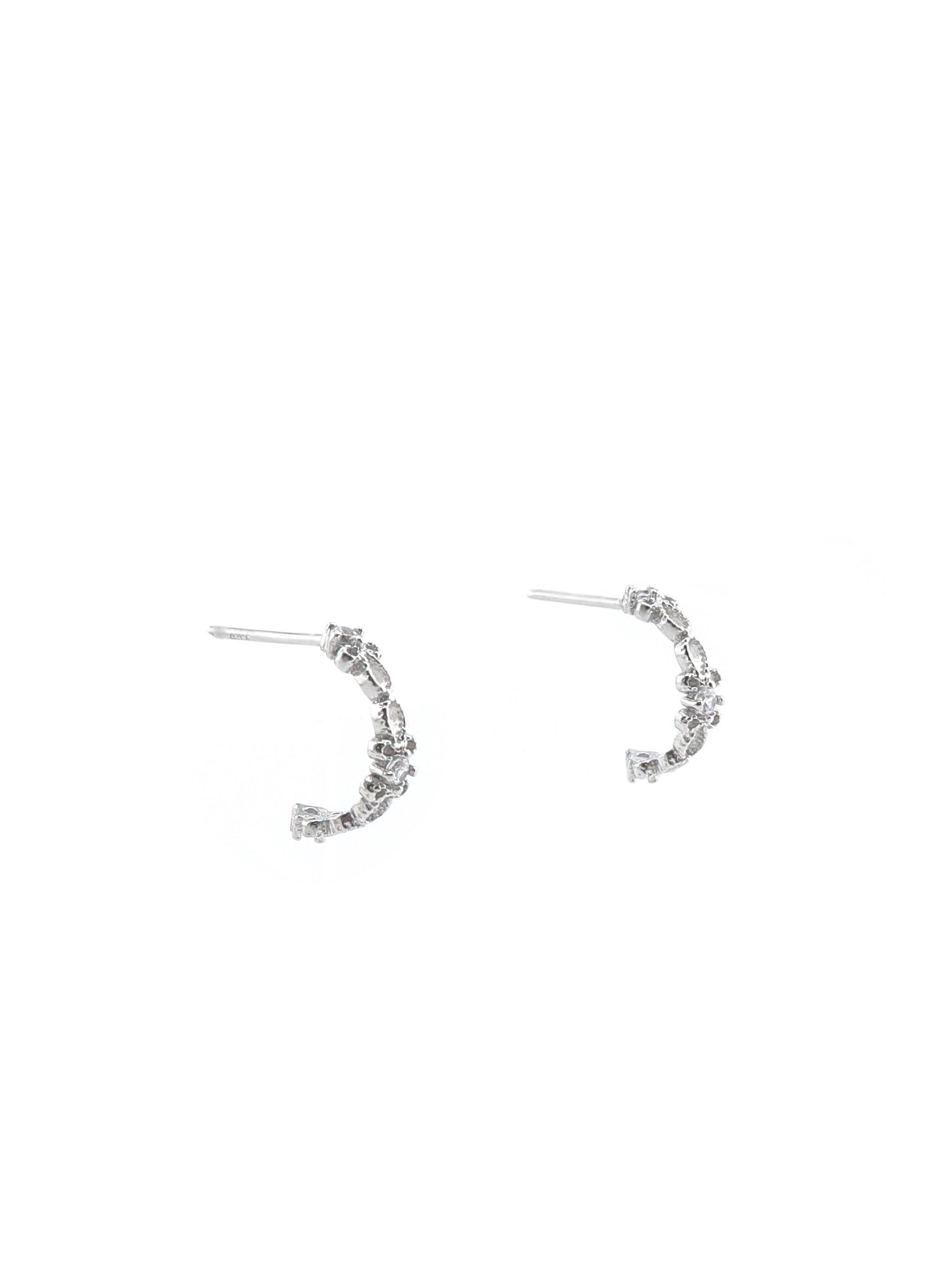 KIARA SILVER EARRINGS - Simplique Mode