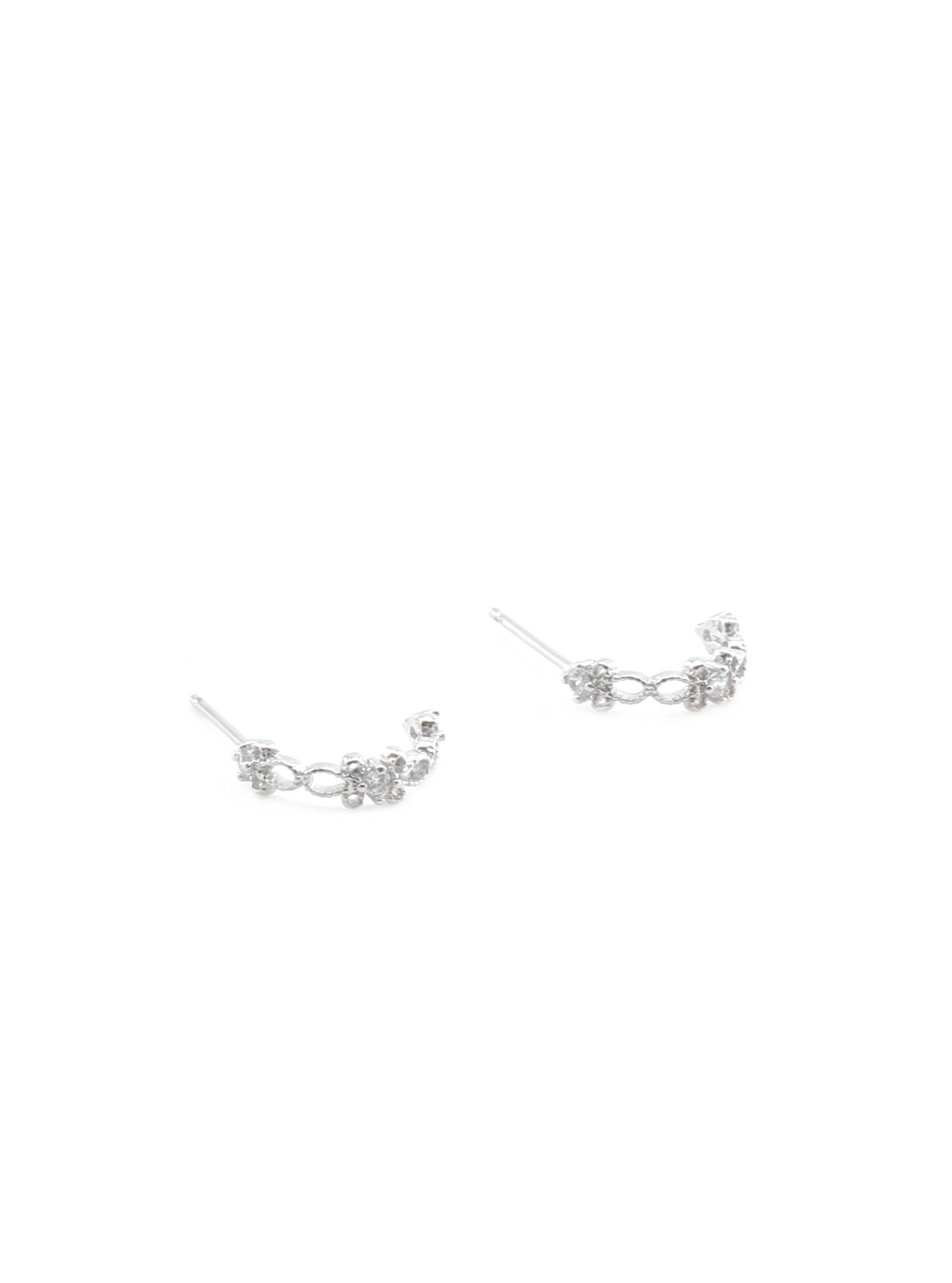 KIARA SILVER EARRINGS - Simplique Mode