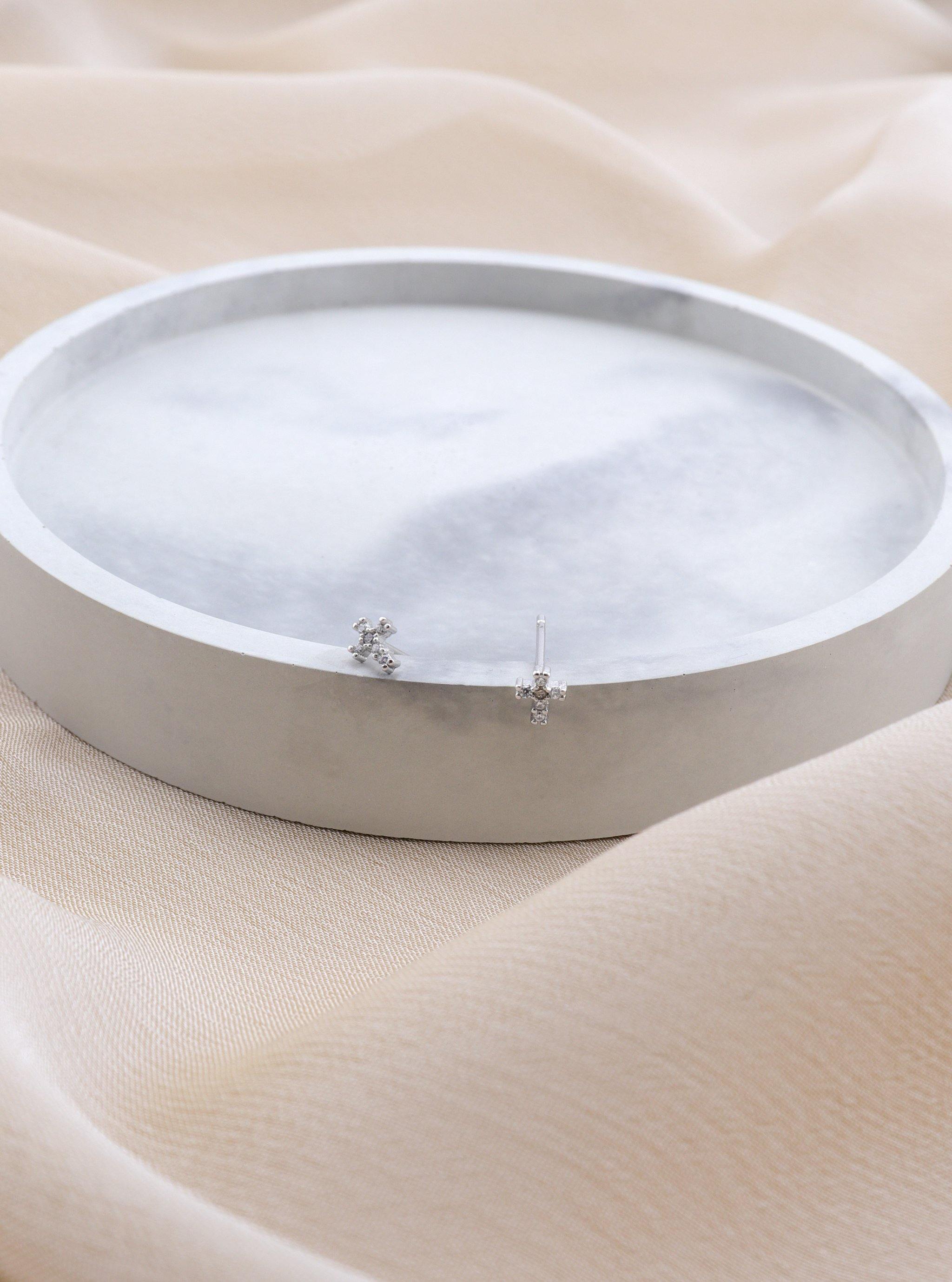 KAE SILVER EARRINGS - Simplique Mode