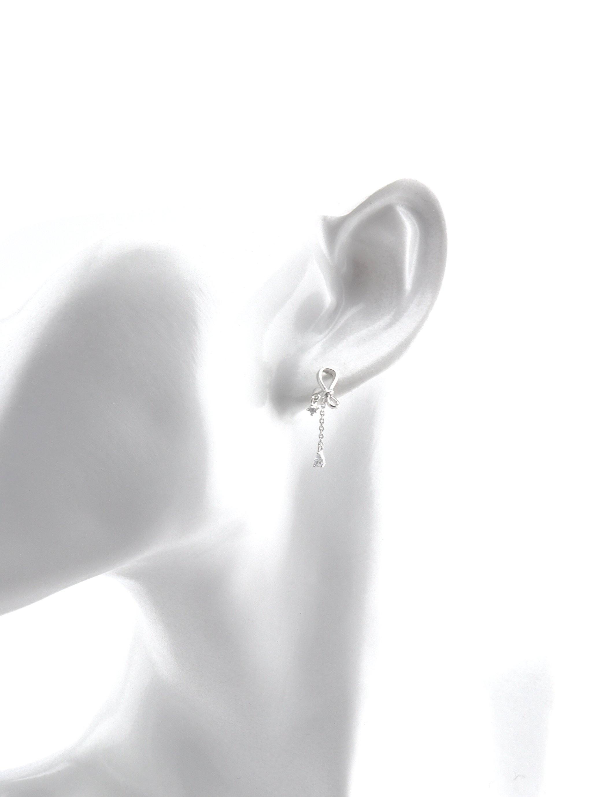 KEHLANI SILVER EARRINGS - Simplique Mode