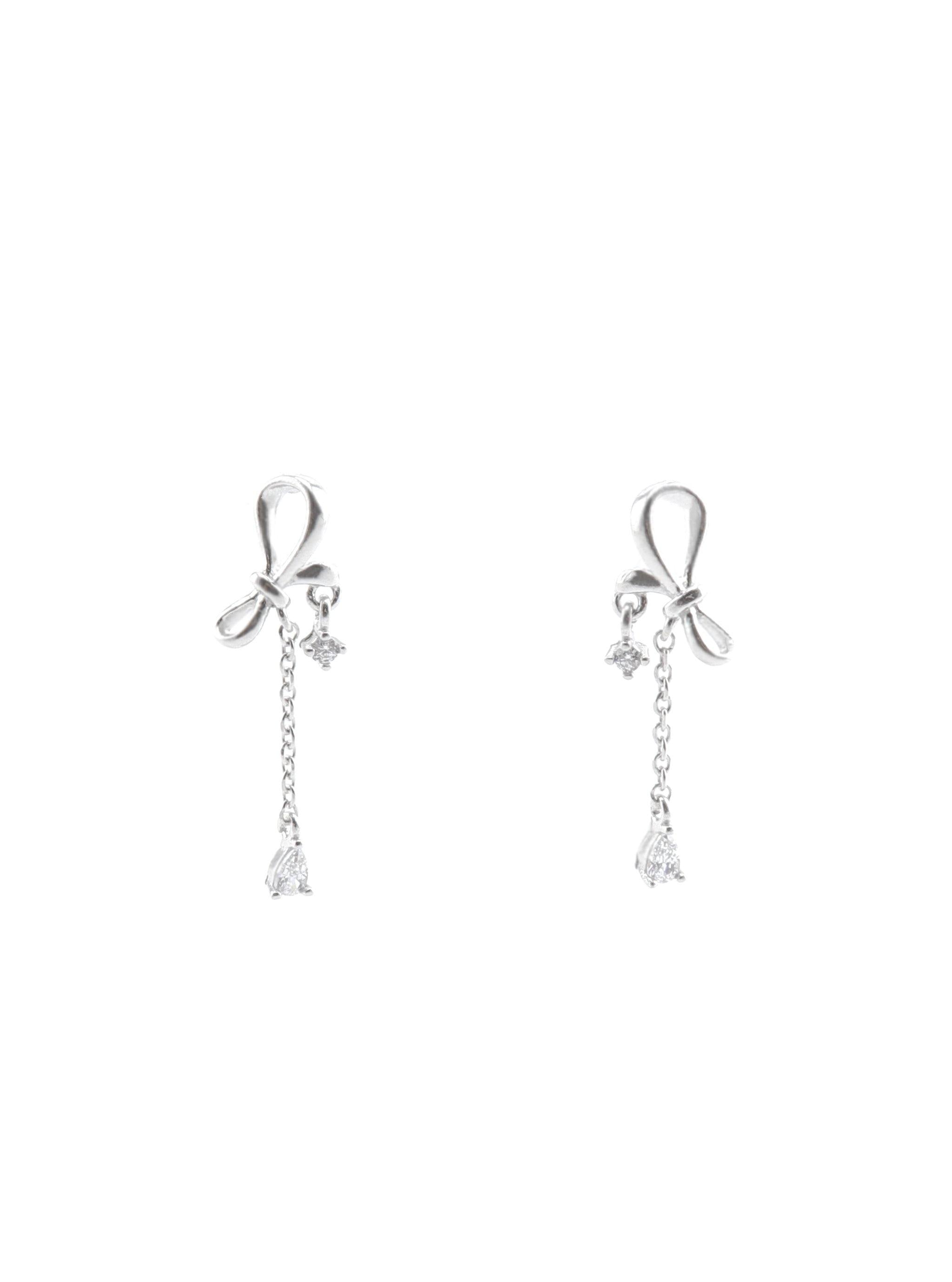 KEHLANI SILVER EARRINGS - Simplique Mode