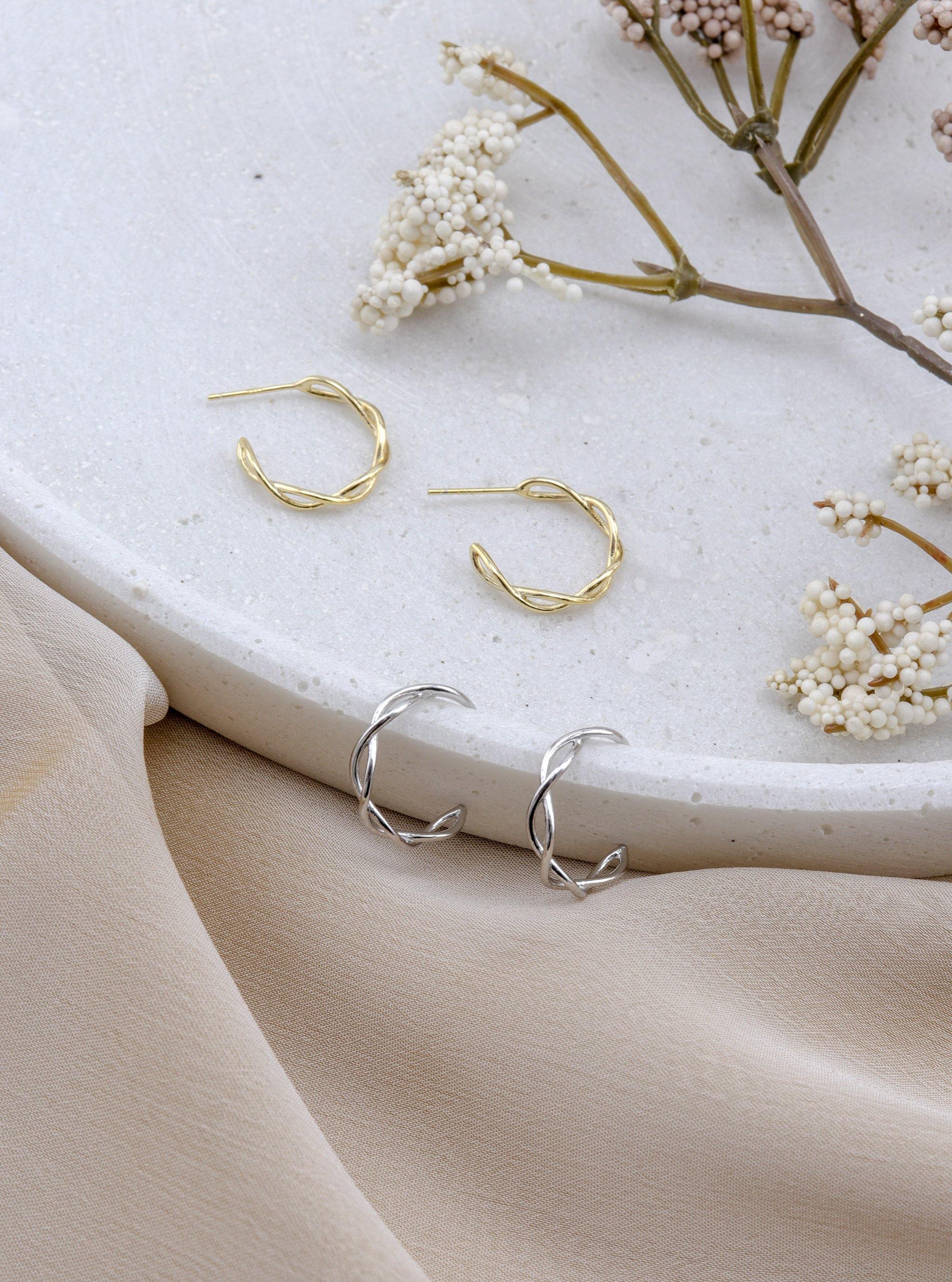 KALI SILVER EARRINGS - Simplique Mode