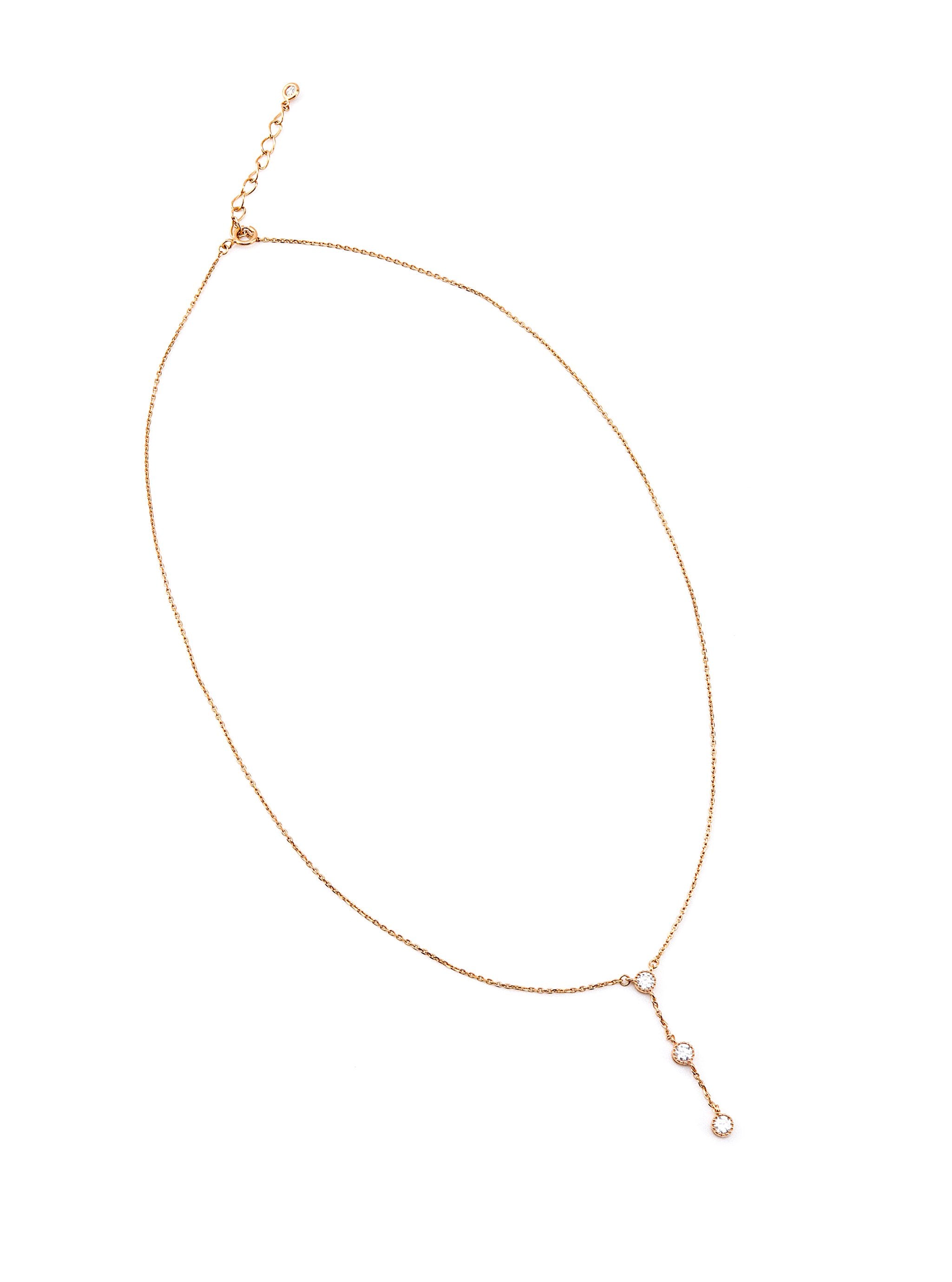 KELIA SILVER NECKLACE - Simplique Mode
