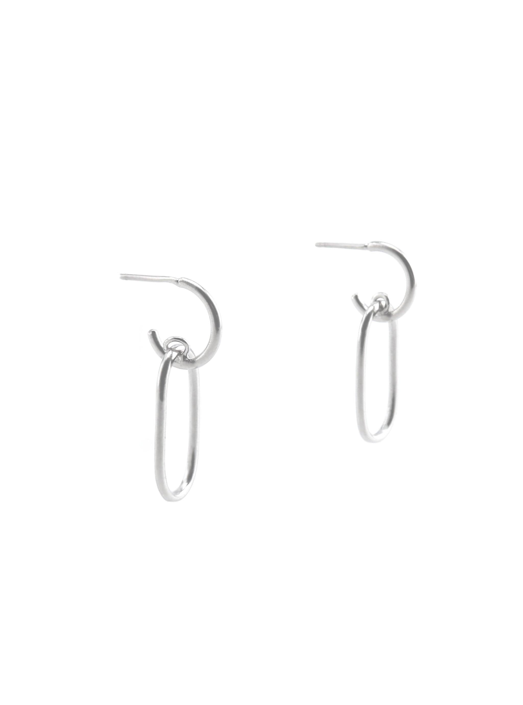 KAEDE SILVER EARRINGS - Simplique Mode
