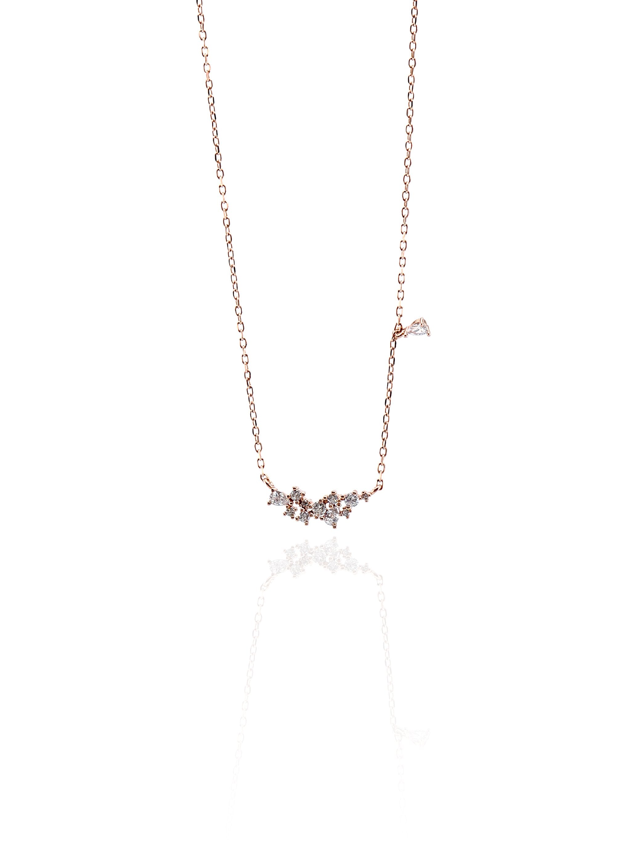 KOURTNEY SILVER NECKLACE - Simplique Mode