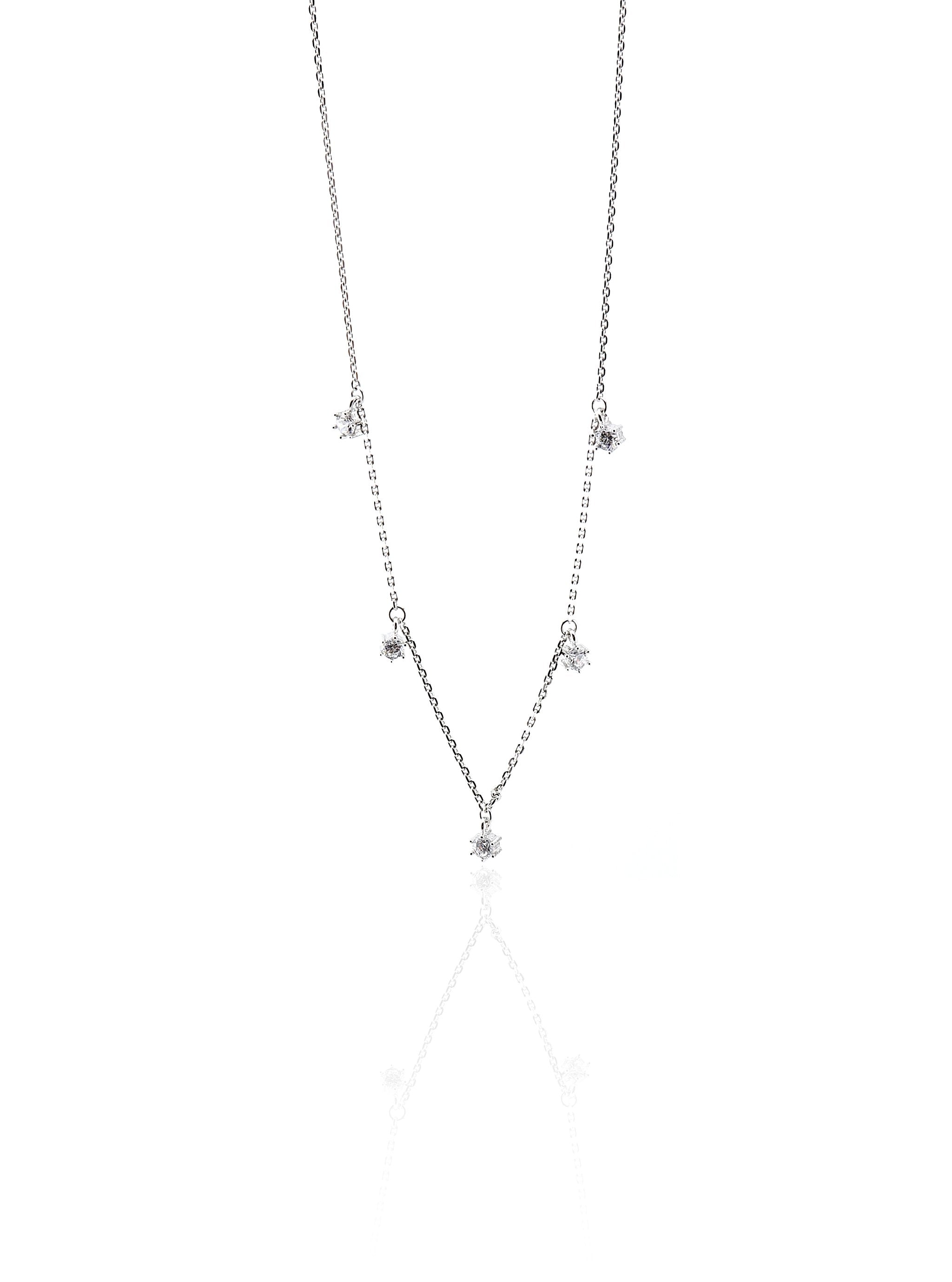 KATIE SILVER NECKLACE - Simplique Mode