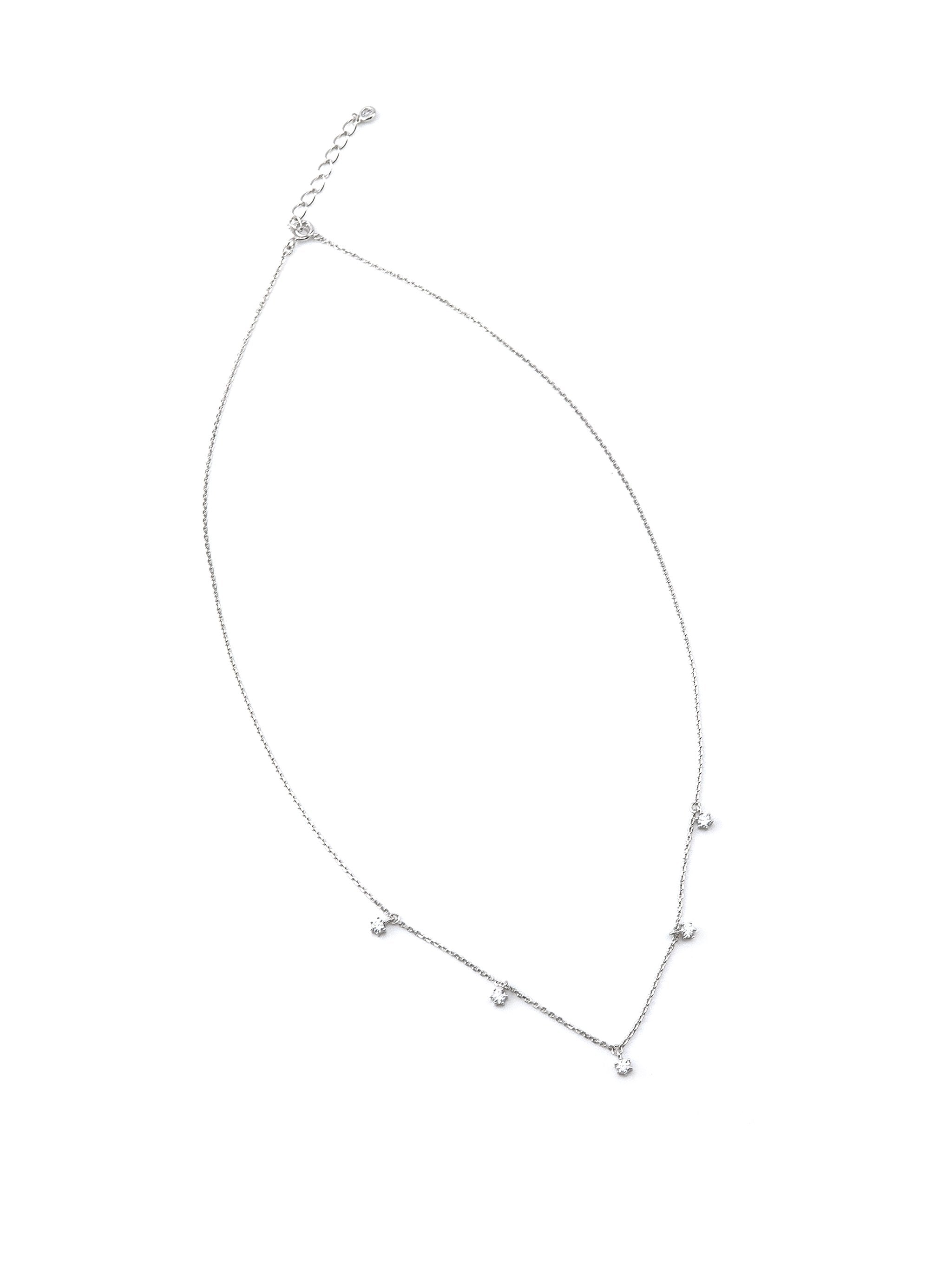 KATIE SILVER NECKLACE - Simplique Mode