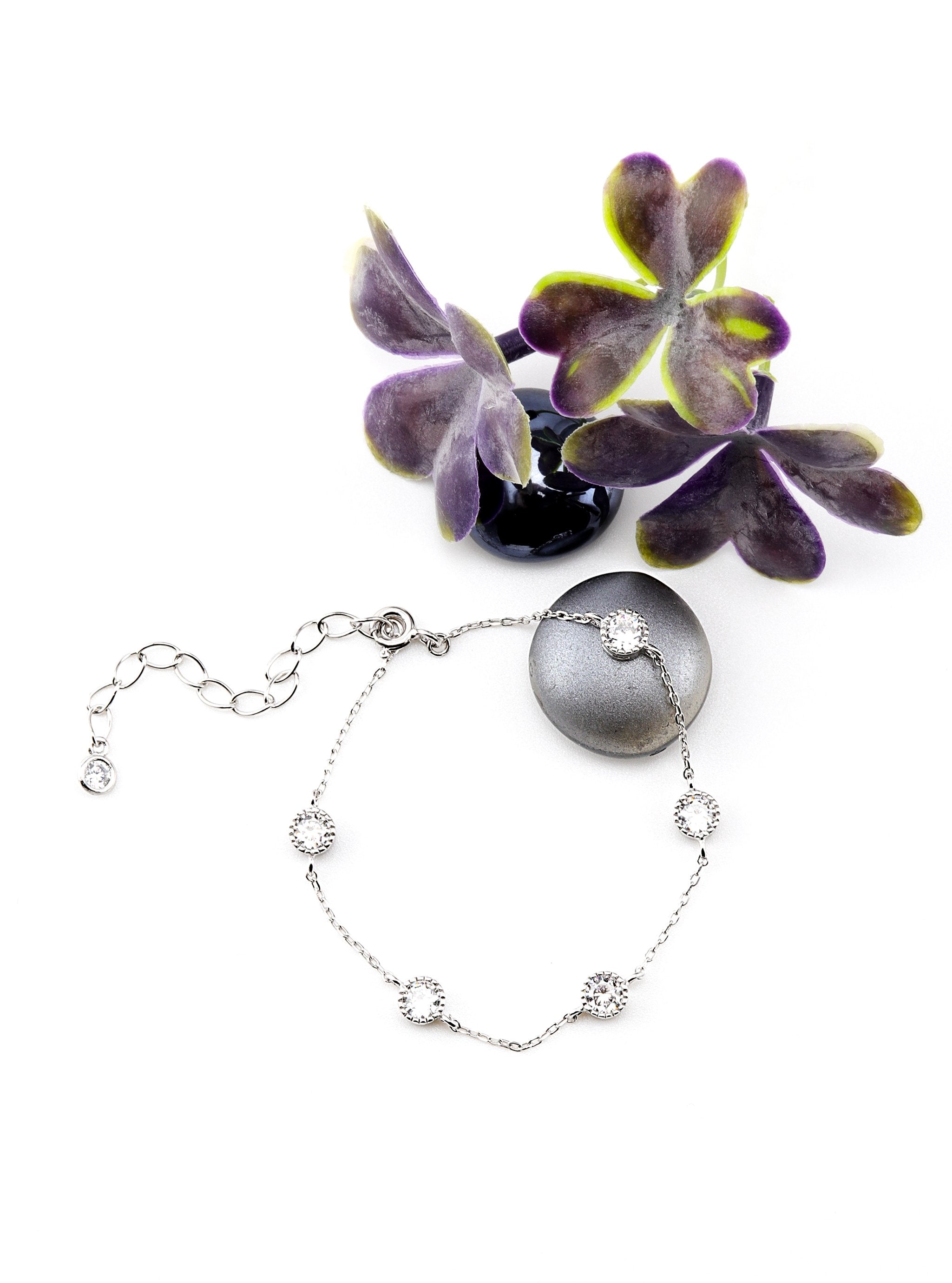 ROSALEE SILVER BRACELET - Simplique Mode